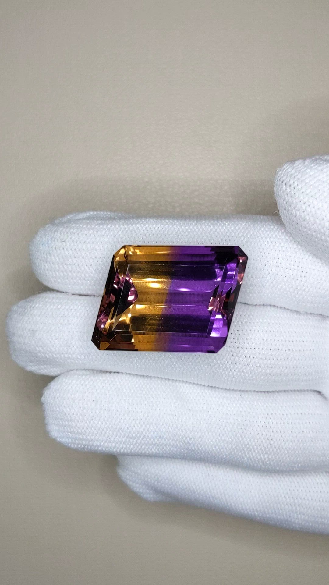 48.34 Ct. Bi Color Ametrine from Brazil Size Video