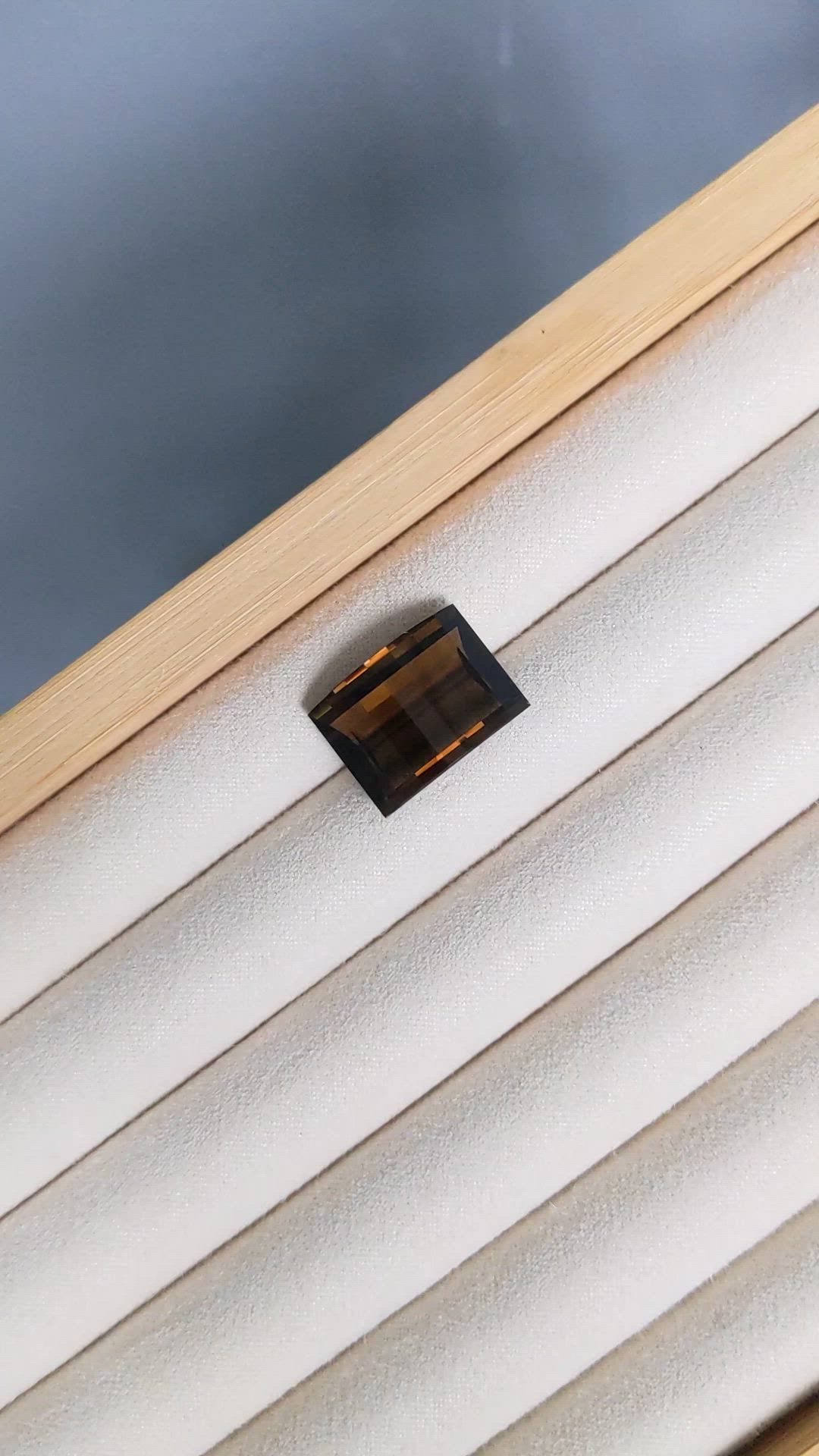 15.44 Ct. Brown Smokey Quartz from Brazil Size Video