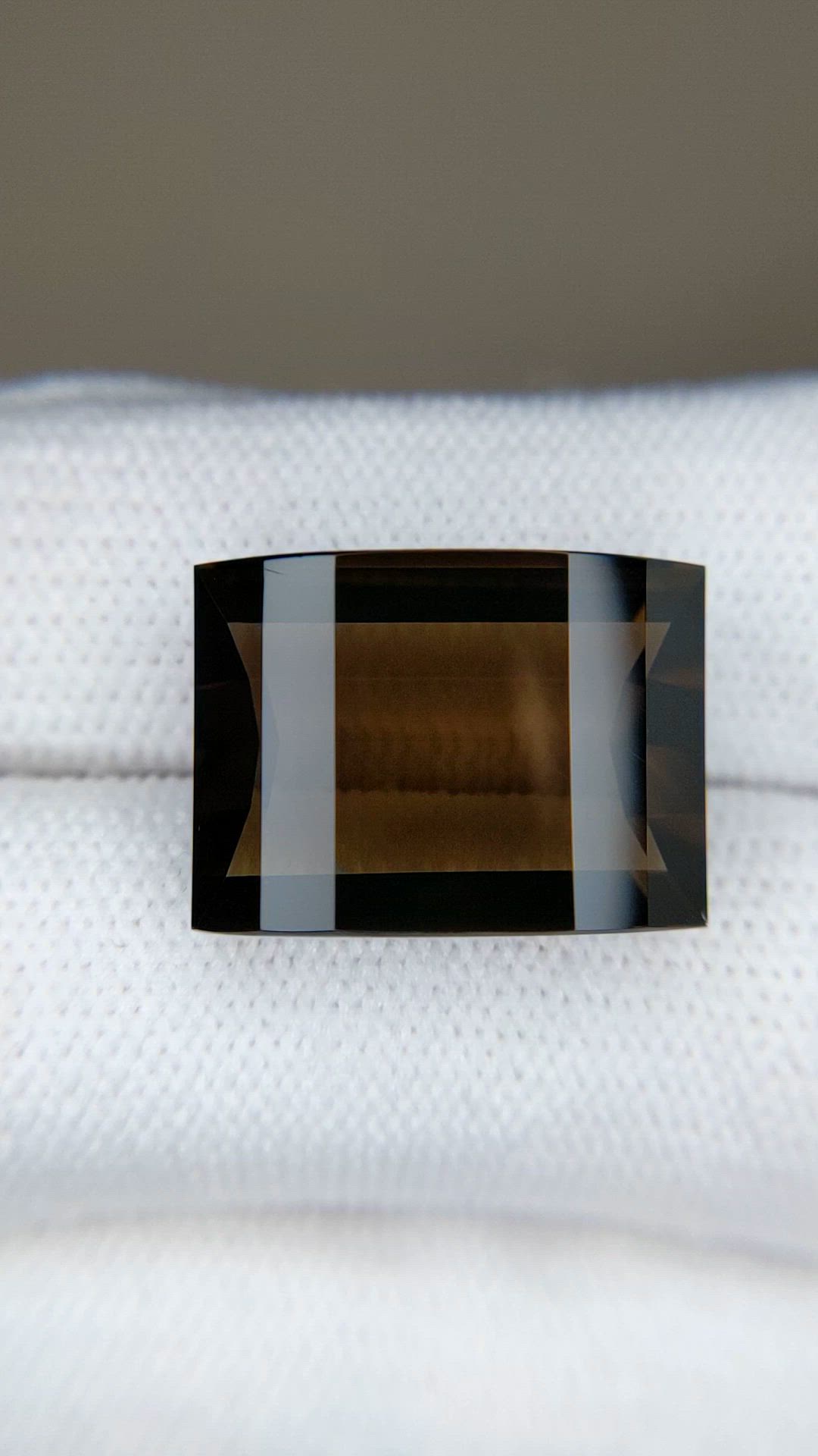 15.44 Ct. Brown Smokey Quartz from Brazil Size Video