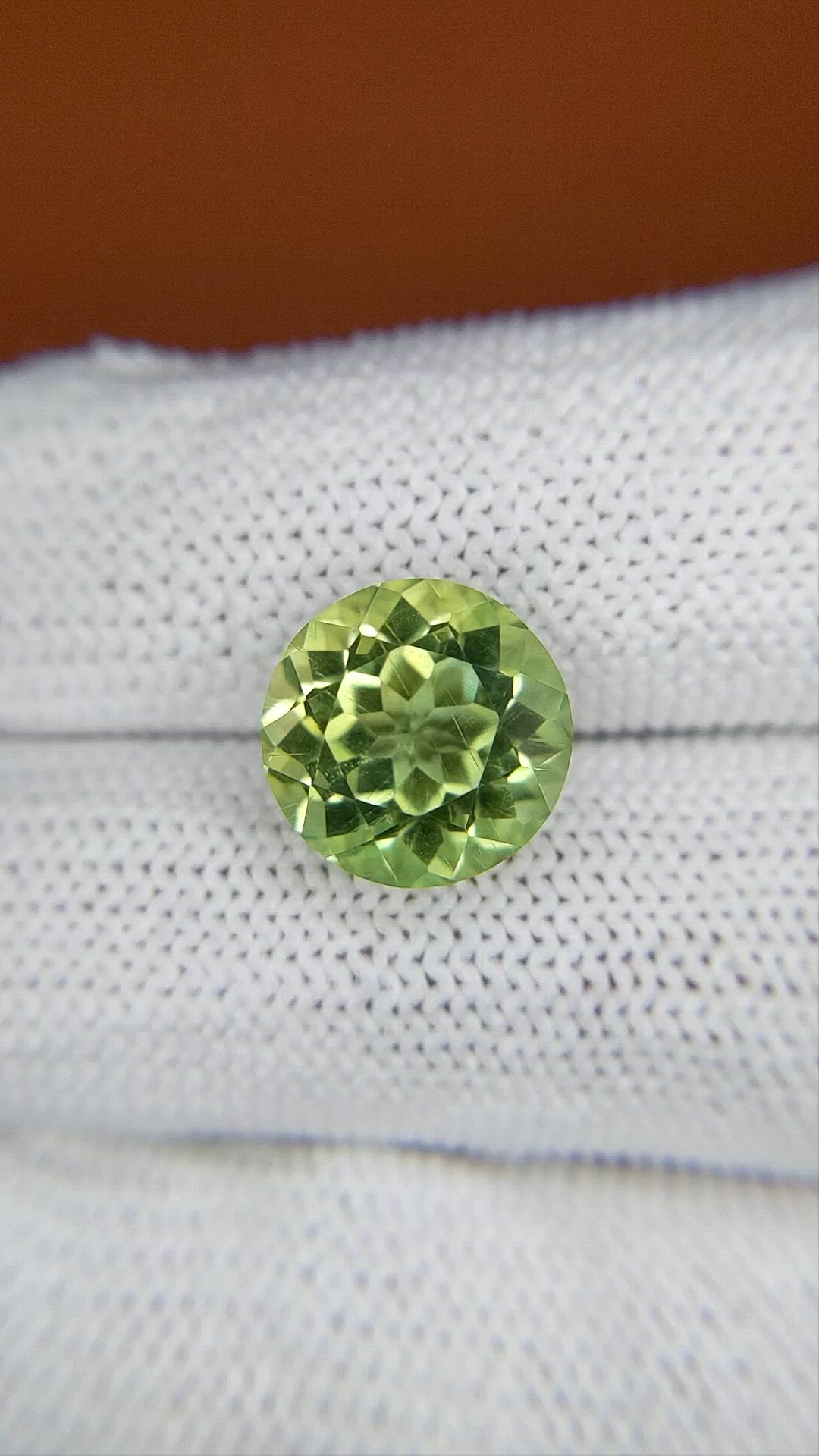 5.45 Ct. Green Prasiolite from Brazil Size Video