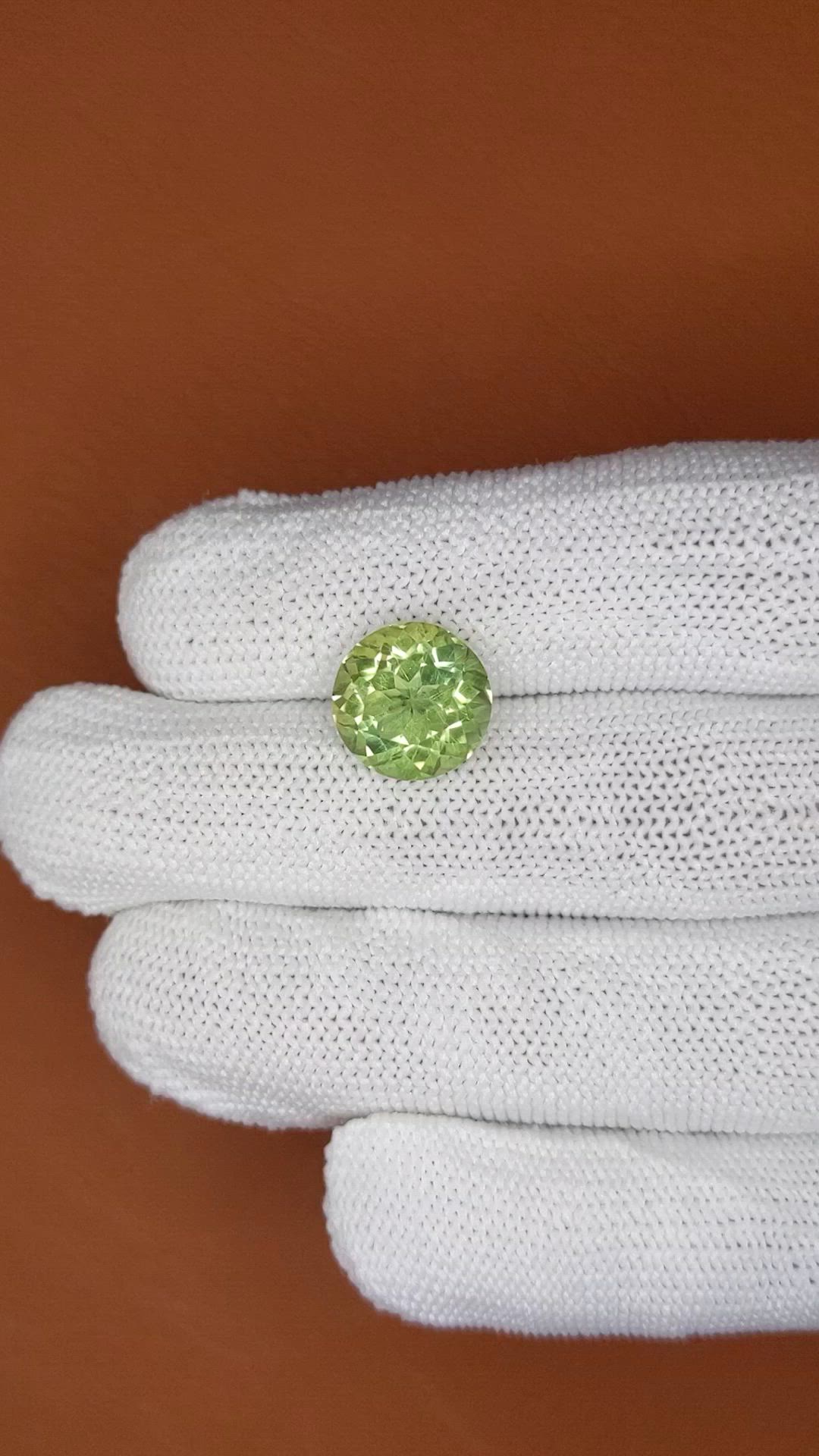5.45 Ct. Green Prasiolite from Brazil Size Video