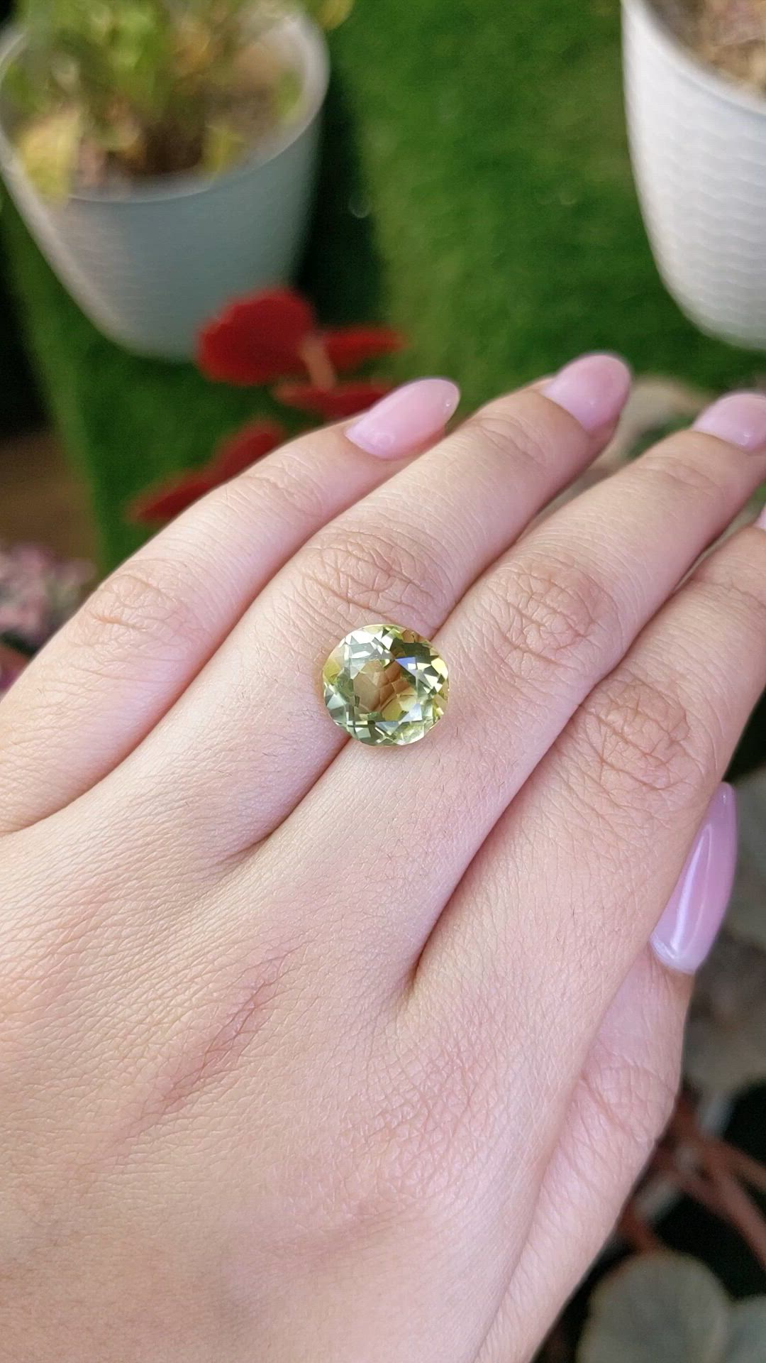 5.49 Ct. Lemon Quartz from Brazil Size Video