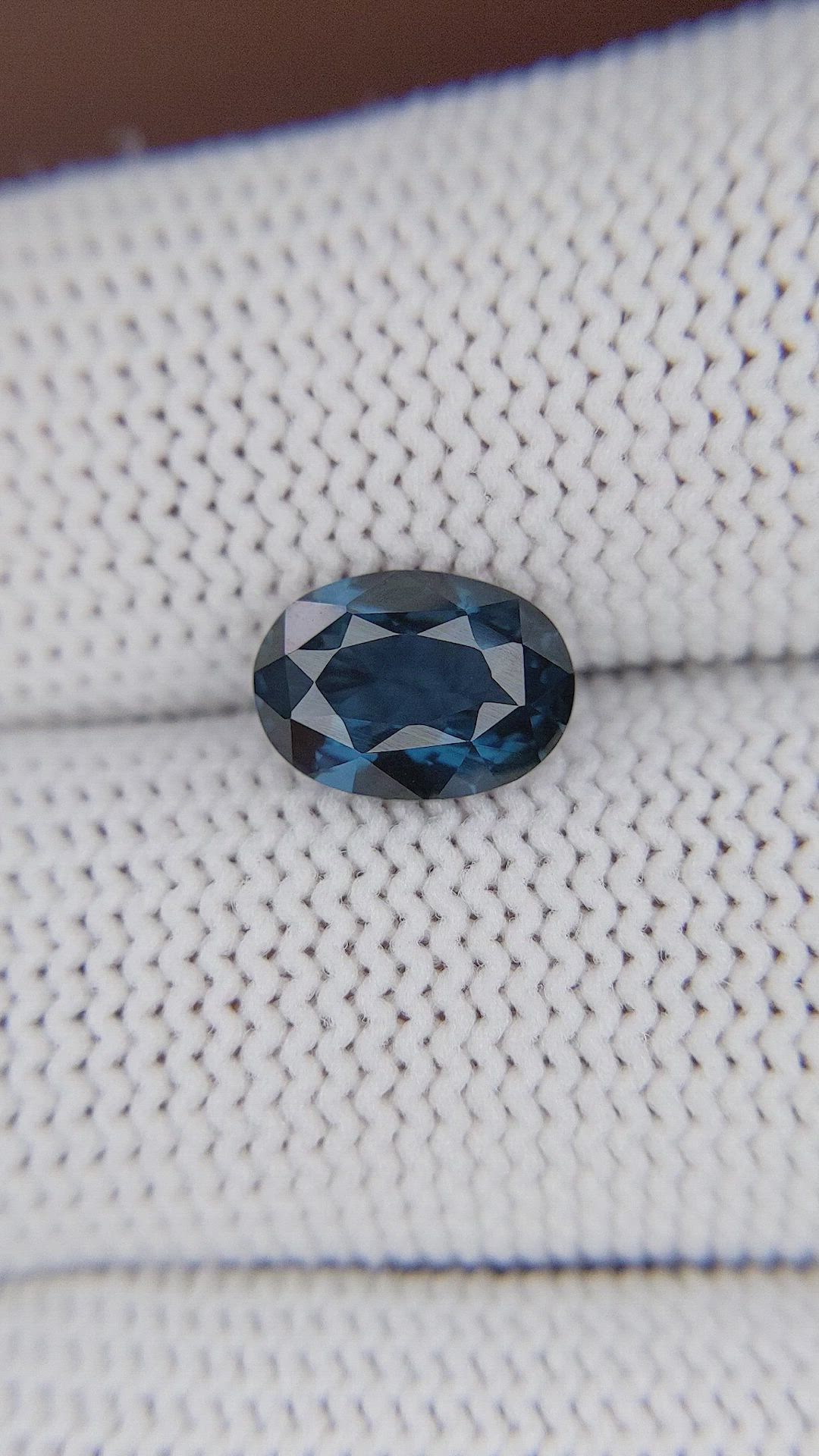 2.02 Ct. Blue Spinel from Ceylon (Sri Lanka) Size Video
