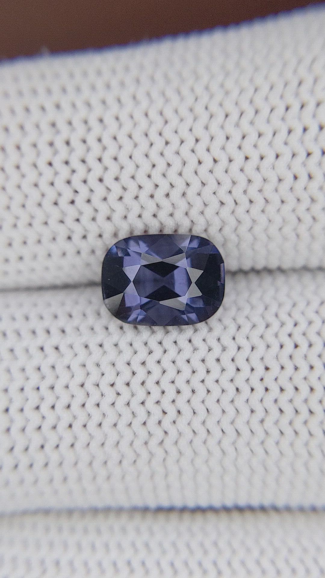 2.04 Ct. Bluish Purple Spinel from Ceylon (Sri Lanka) Size Video