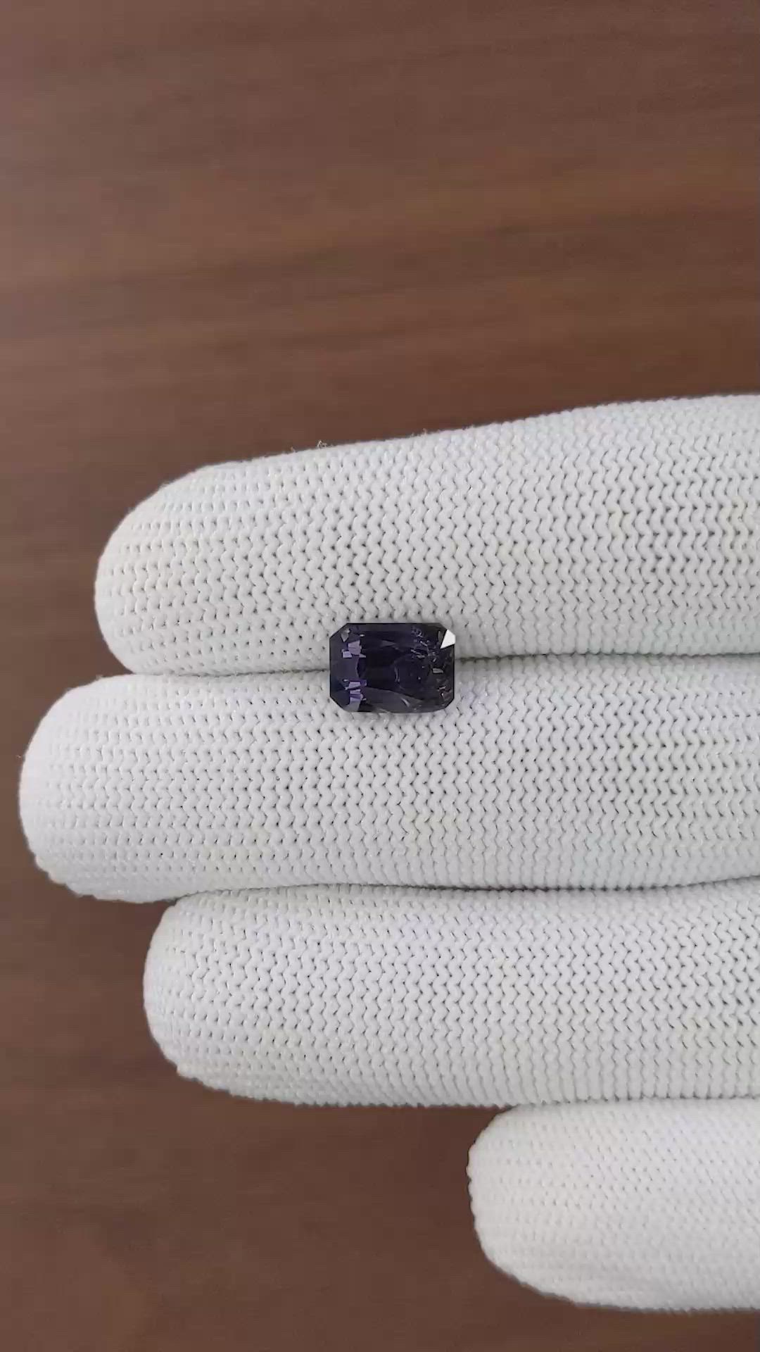 3.17 Ct. Purple Spinel from Ceylon (Sri Lanka) Size Video