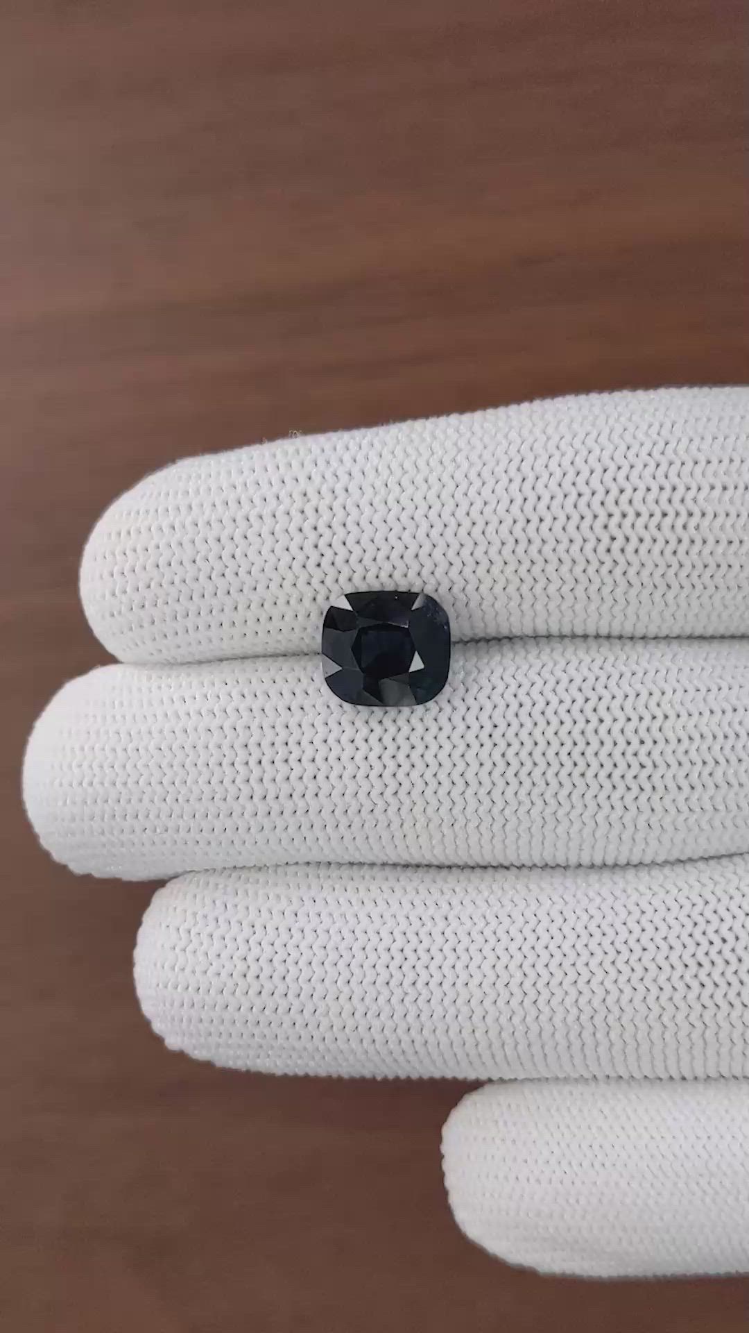 4.41 Ct. Blue Spinel from Ceylon (Sri Lanka) Size Video
