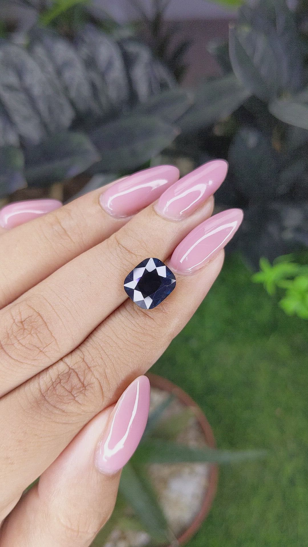 4.41 Ct. Blue Spinel from Ceylon (Sri Lanka) Size Video