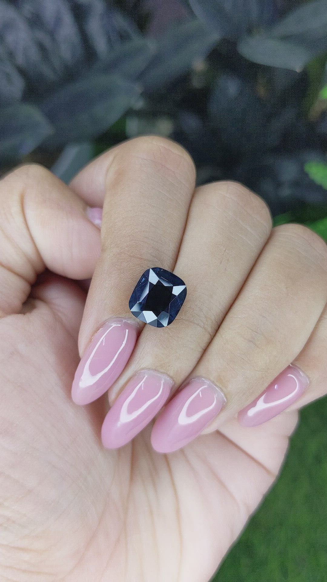 4.41 Ct. Blue Spinel from Ceylon (Sri Lanka) Size Video
