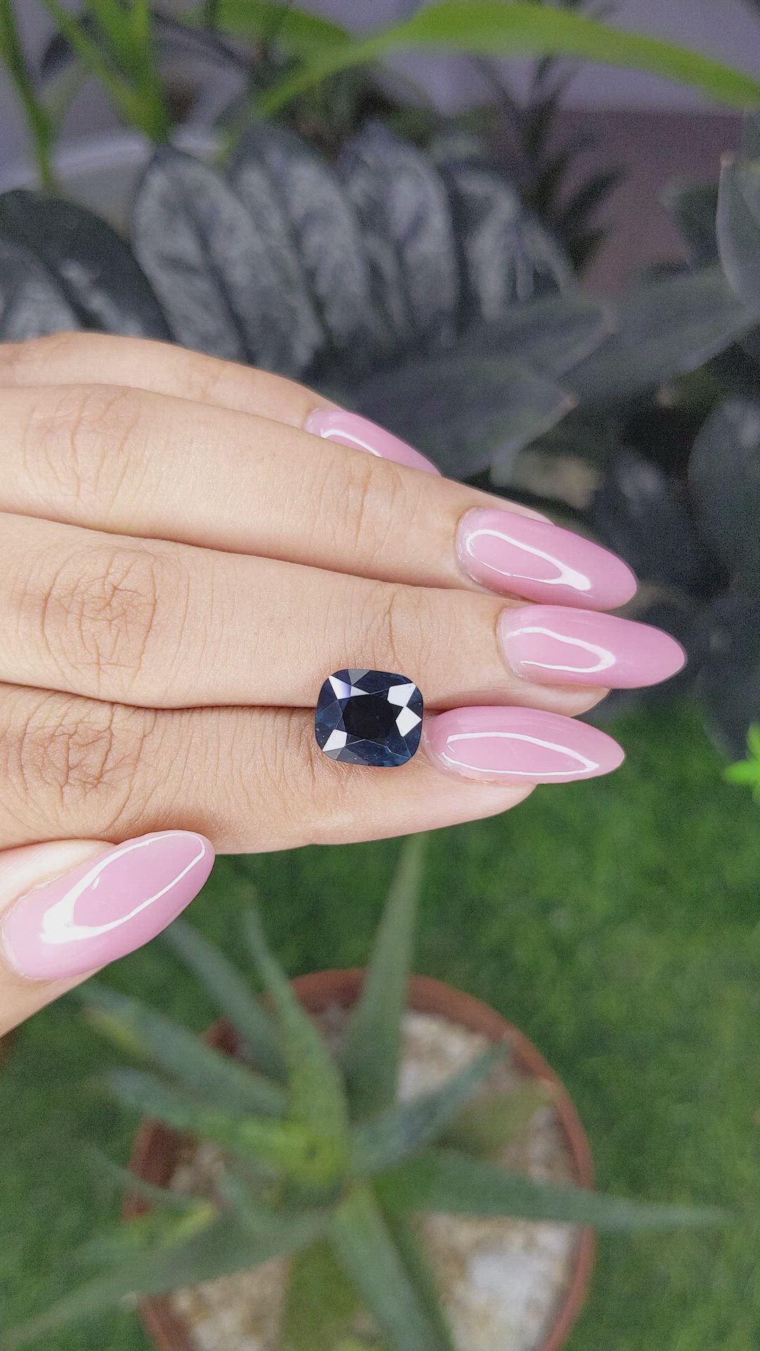 4.41 Ct. Blue Spinel from Ceylon (Sri Lanka) Size Video