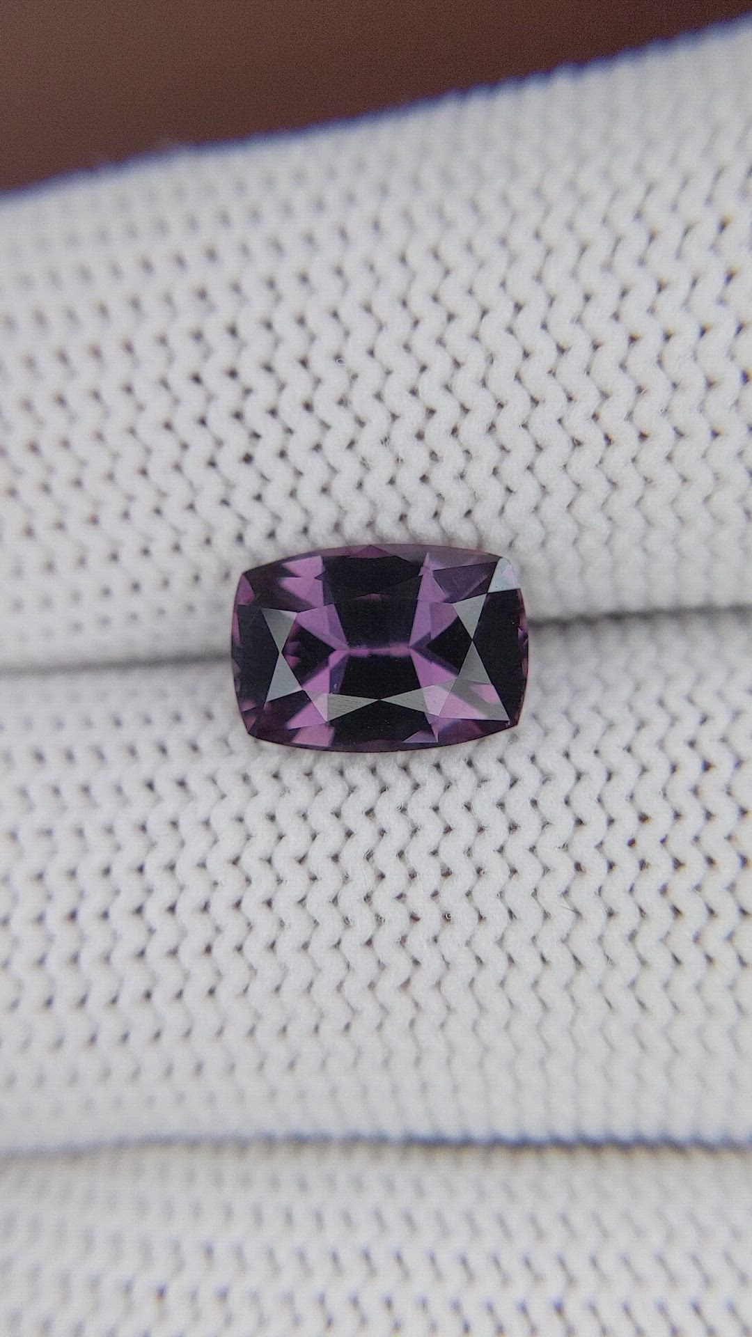 2.42 Ct. Pinkish Purple Spinel from Ceylon (Sri Lanka) Size Video