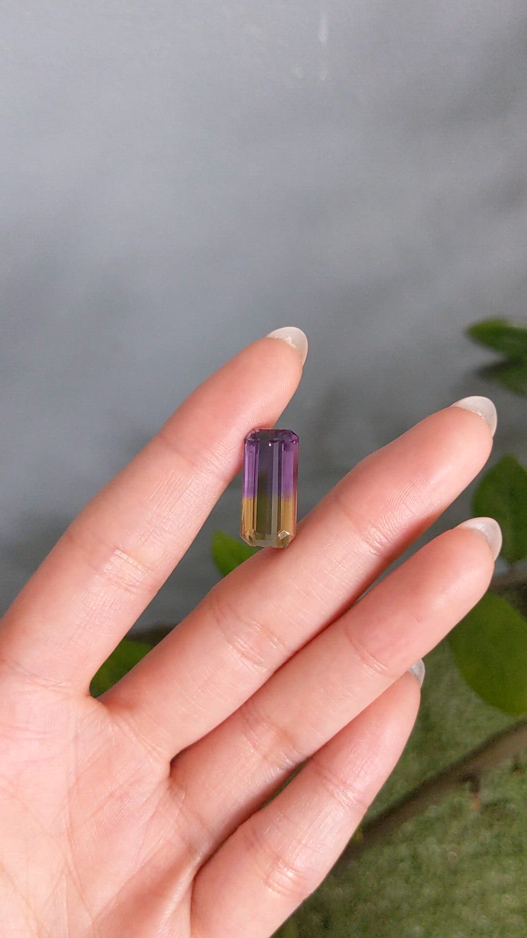 9.78 Ct. Bi Color Ametrine from Brazil Size Video