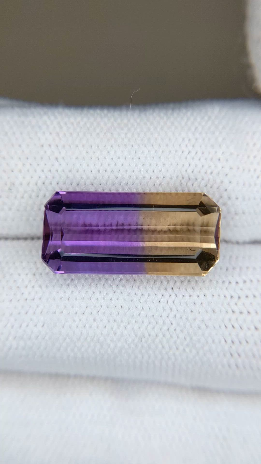 9.78 Ct. Bi Color Ametrine from Brazil Size Video