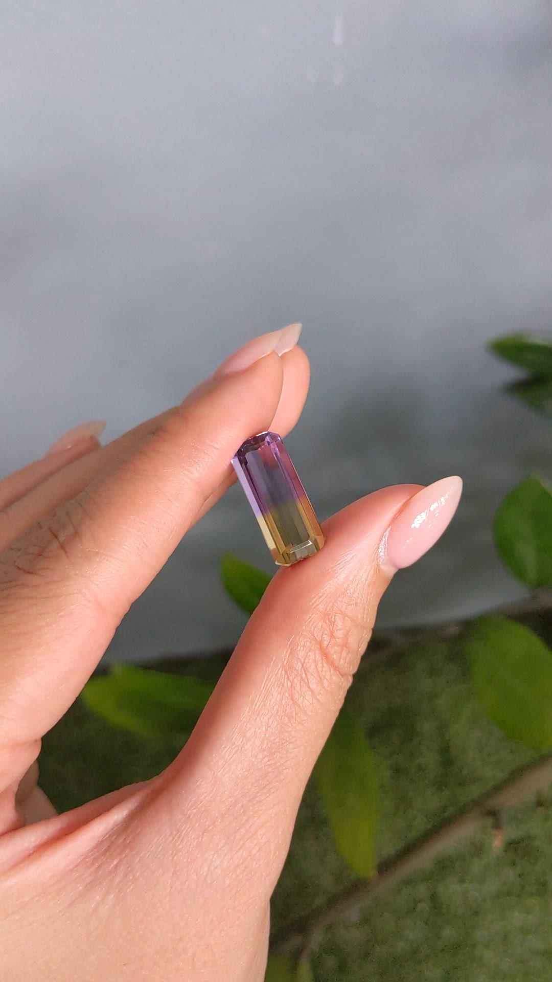 8.66 Ct. Bi Color Ametrine from Brazil Size Video