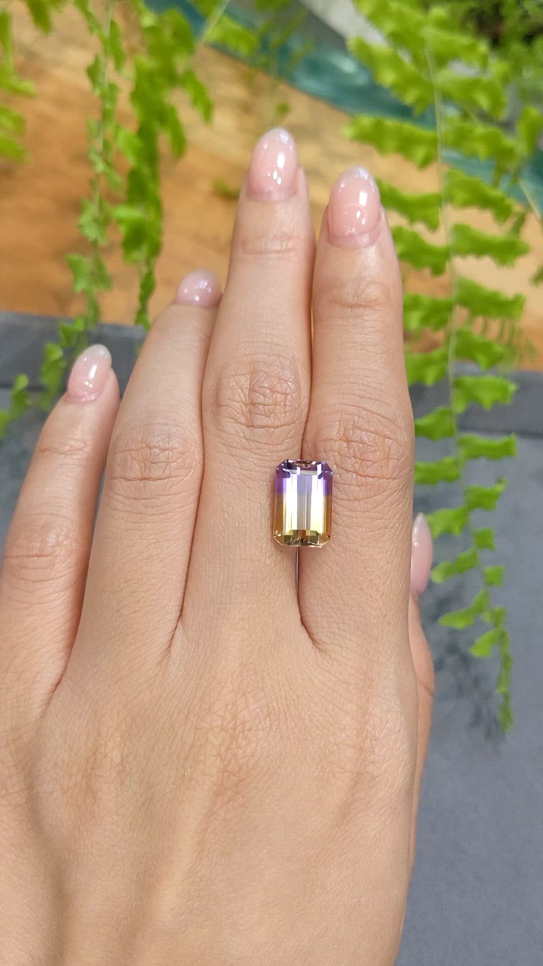 4.89 Ct. Bi Color Ametrine from Brazil Size Video