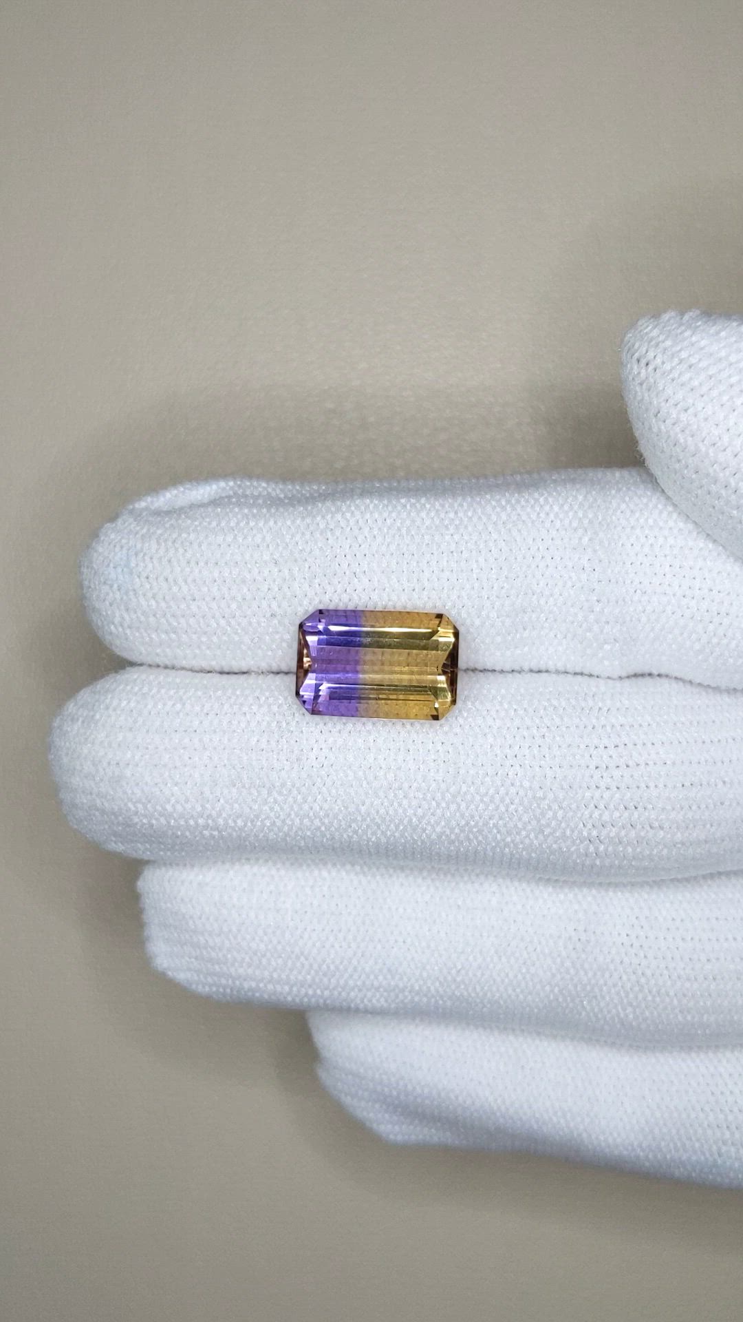 4.89 Ct. Bi Color Ametrine from Brazil Size Video