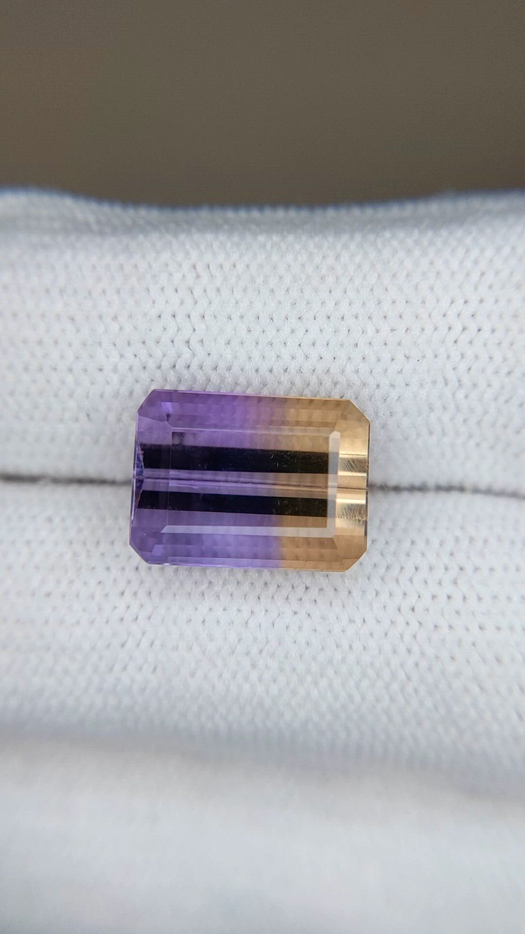 6.65 Ct. Bi Color Ametrine from Brazil Size Video