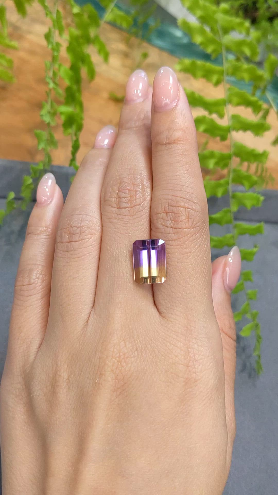 6.65 Ct. Bi Color Ametrine from Brazil Size Video