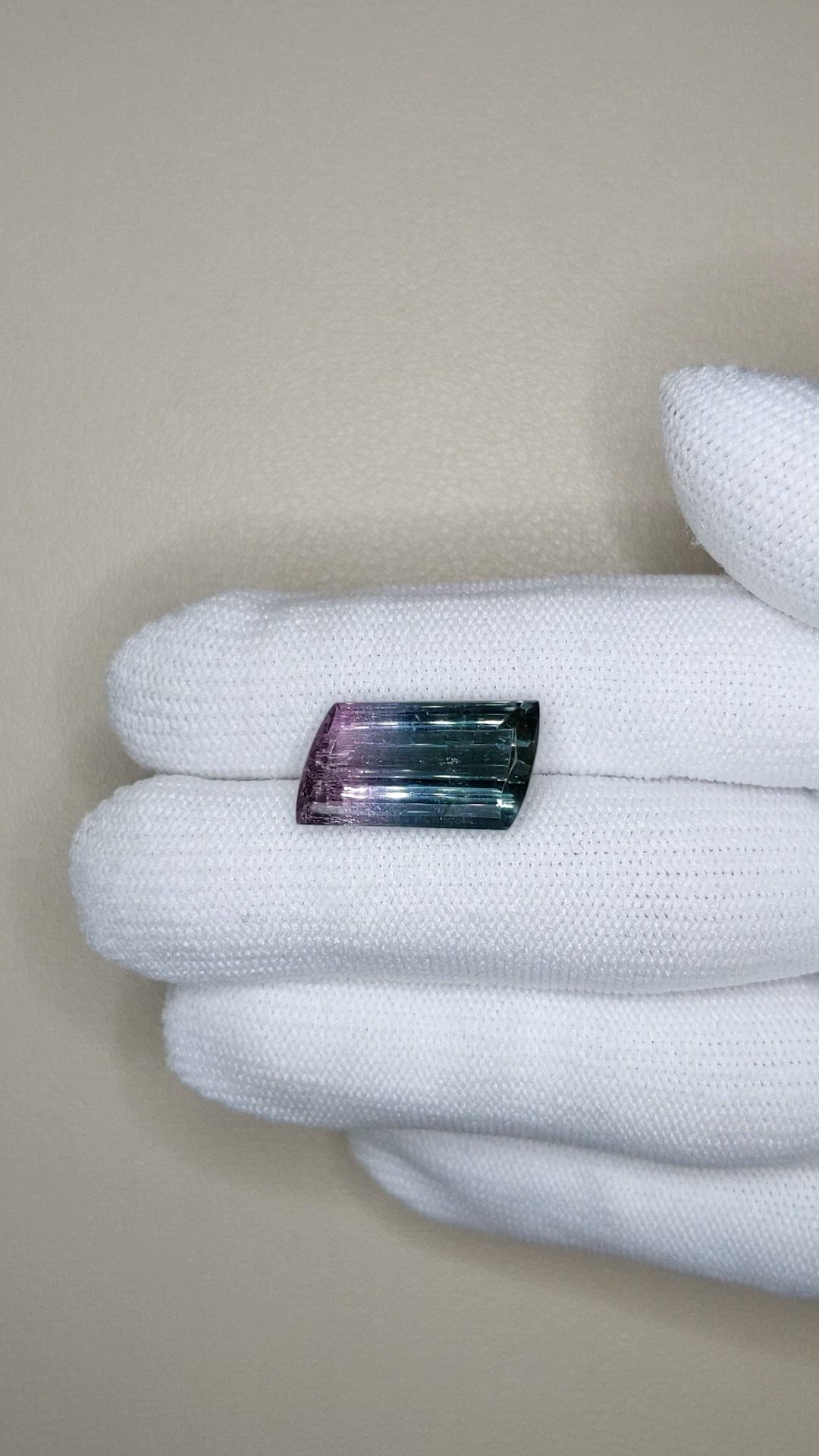 10.96 Ct. Bi Color Tourmaline from Mozambique Size Video