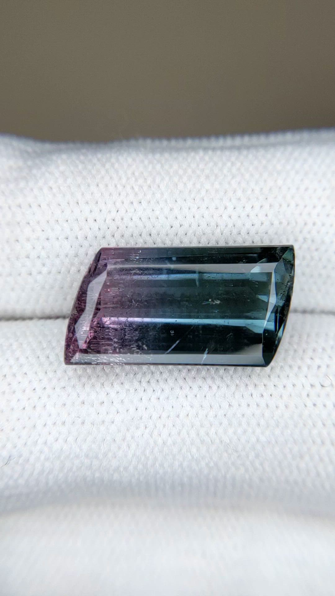 10.96 Ct. Bi Color Tourmaline from Mozambique Size Video
