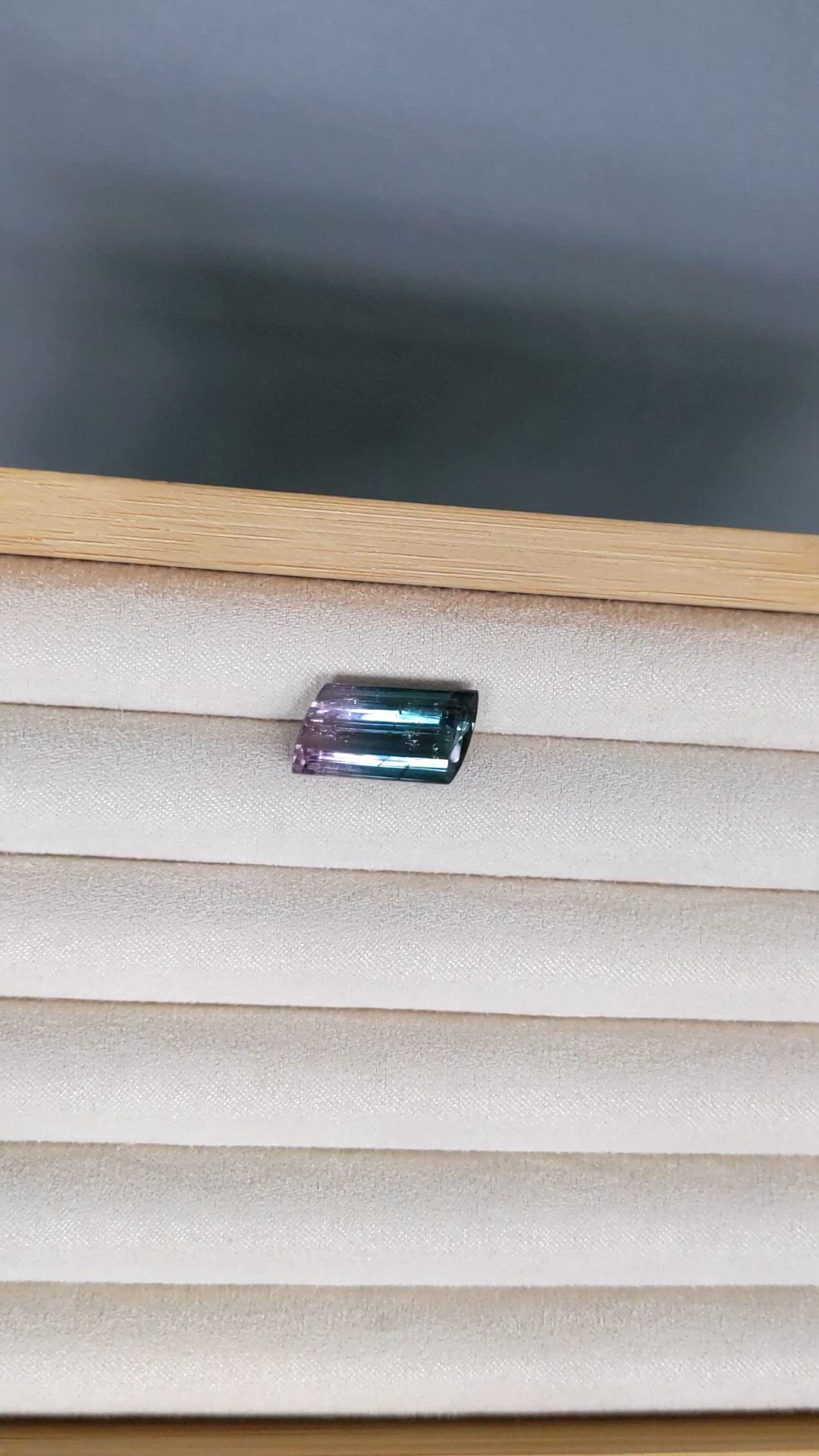 10.96 Ct. Bi Color Tourmaline from Mozambique Size Video