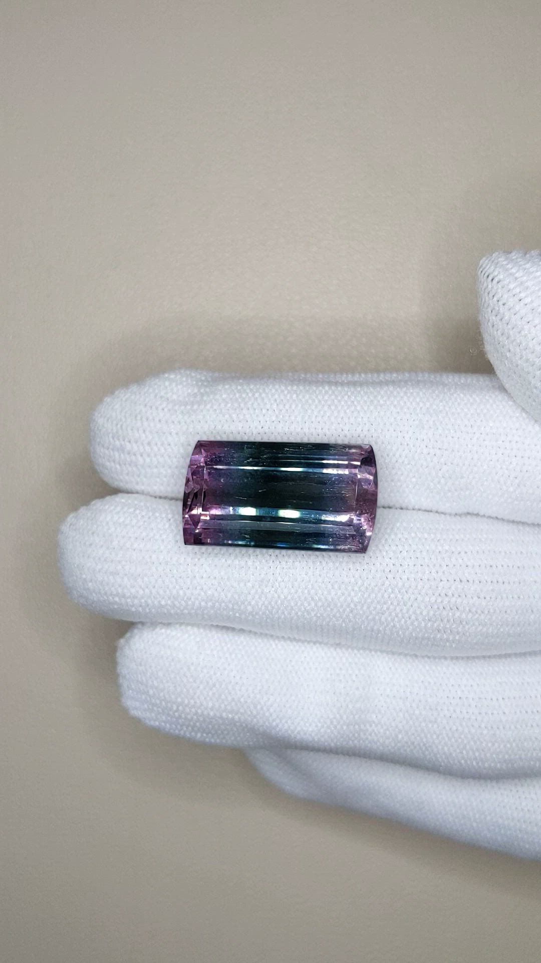 23.20 Ct. Bi Color Tourmaline from Mozambique Size Video