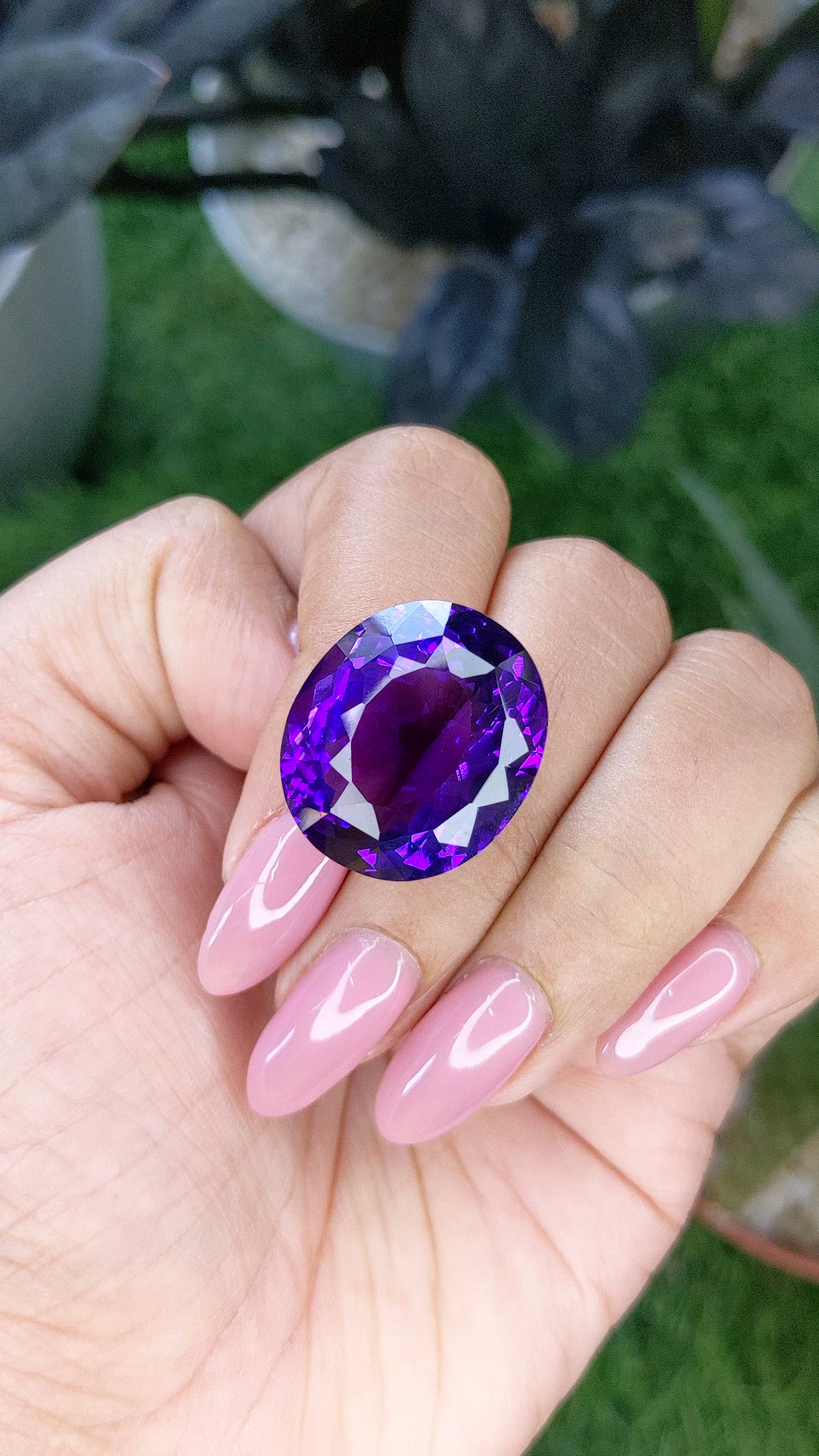 31.04 Ct. Purple Amethyst Size Video