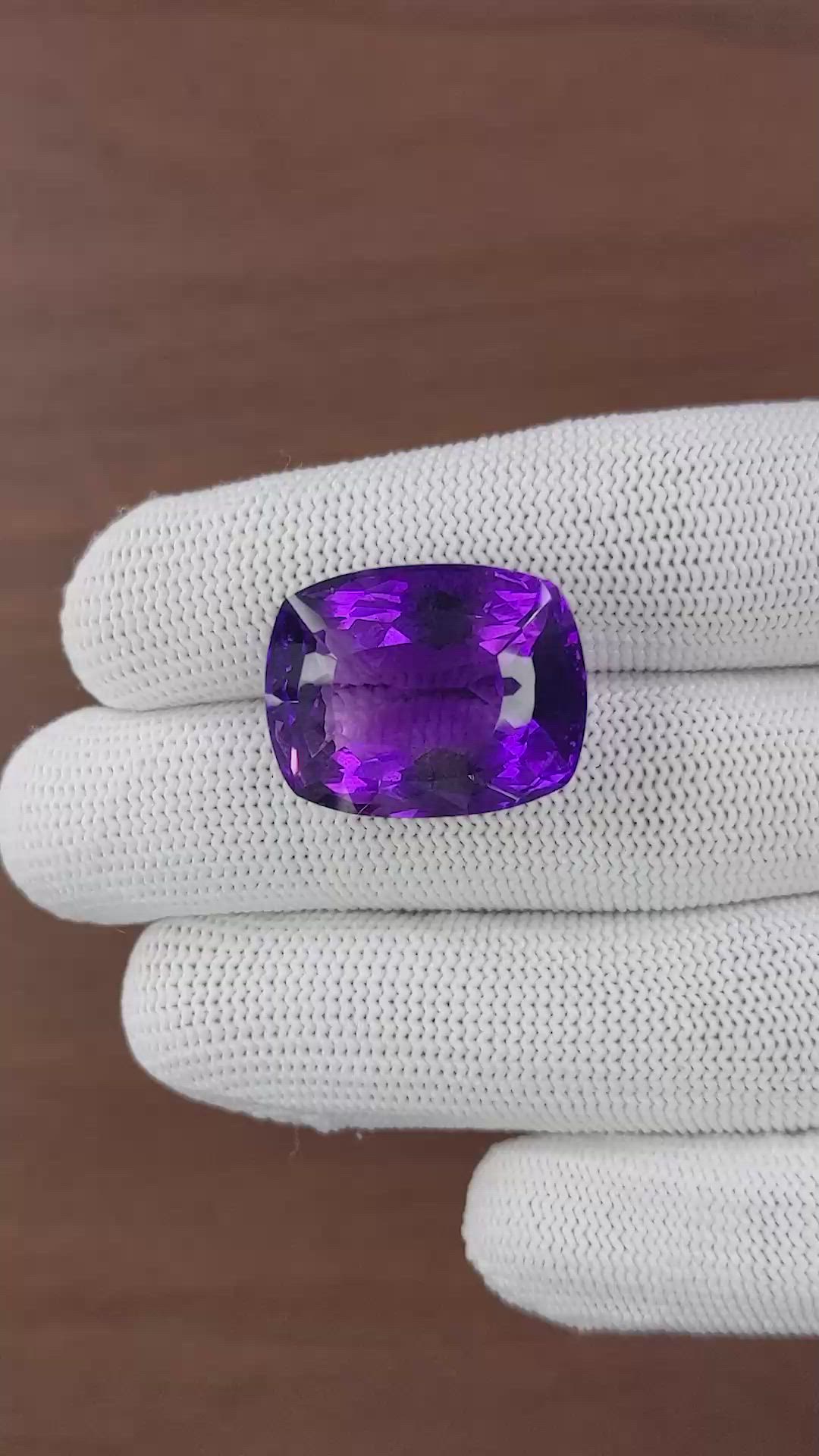 33.19 Ct. Purple Amethyst Size Video