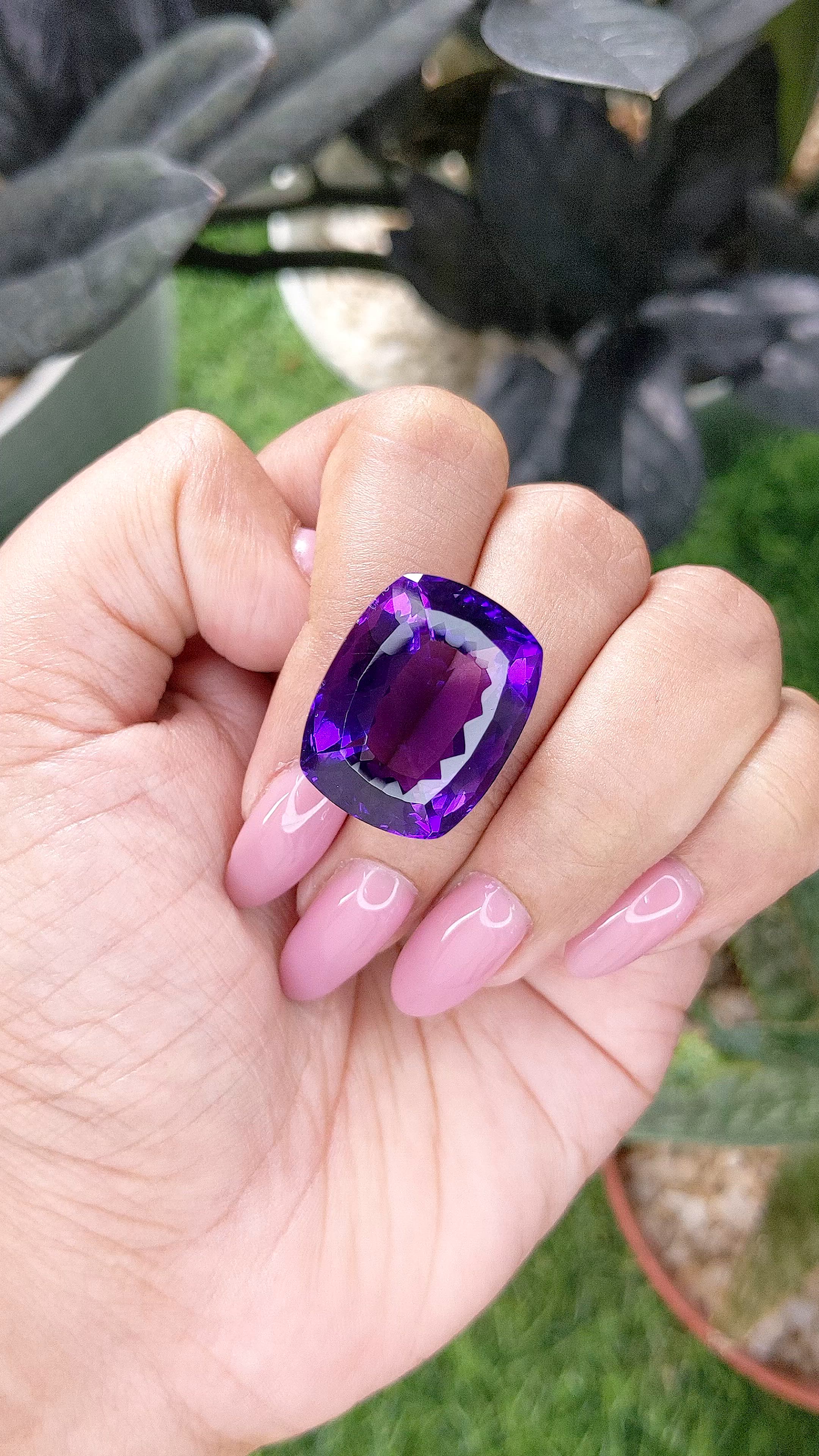 33.19 Ct. Purple Amethyst Size Video