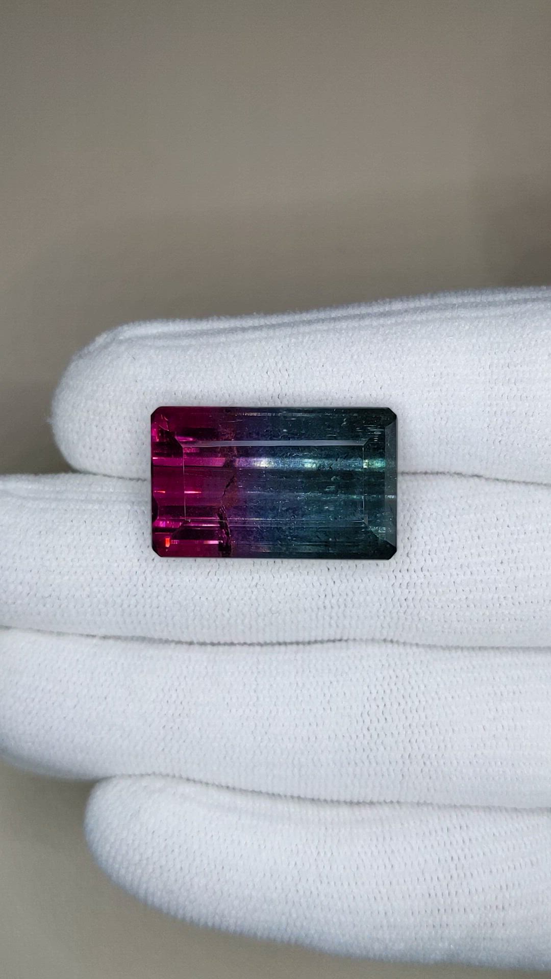 30.00 Ct. Bi Color Tourmaline from Mozambique Size Video