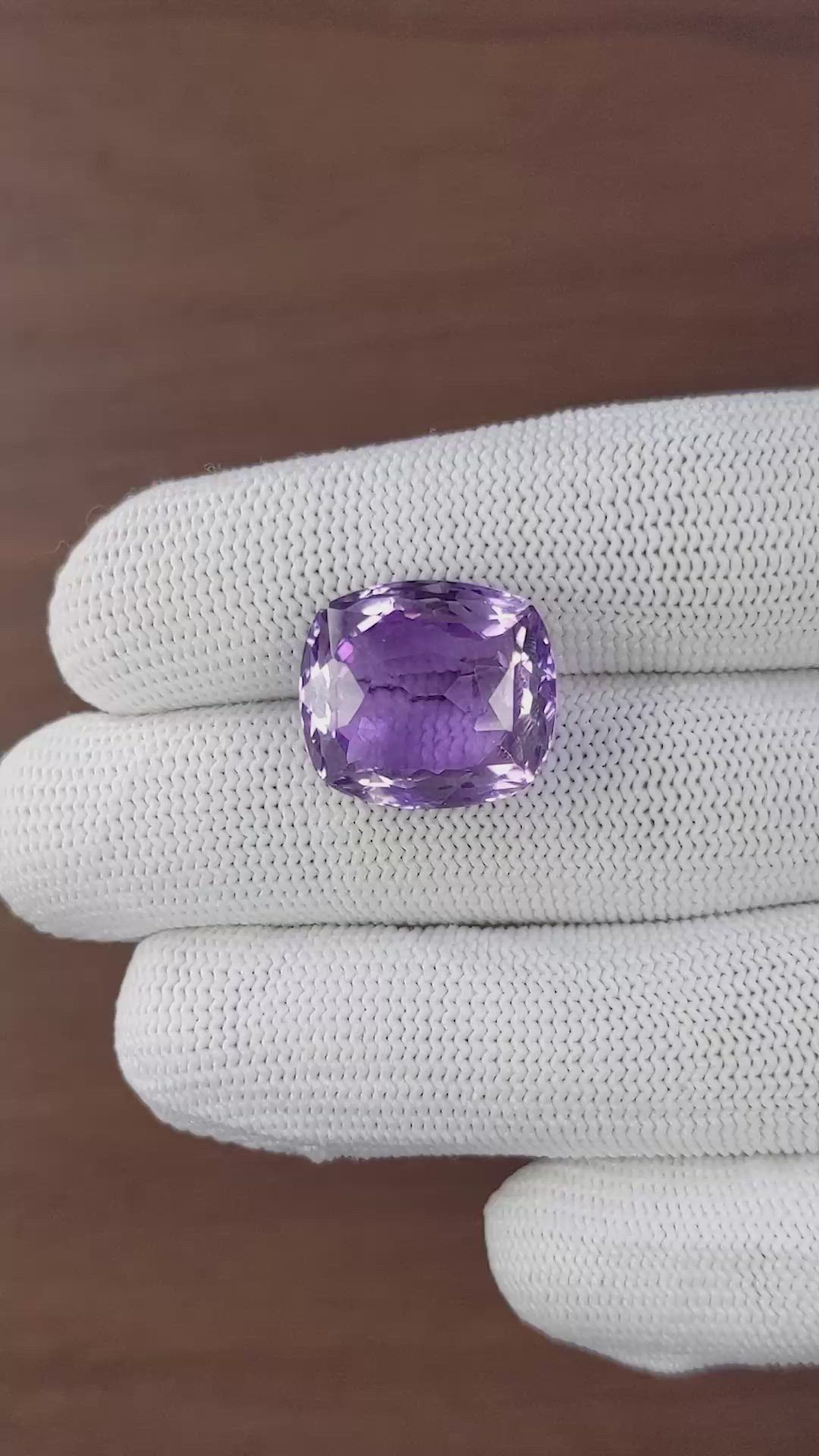 16.44 Ct. Purple Amethyst Size Video