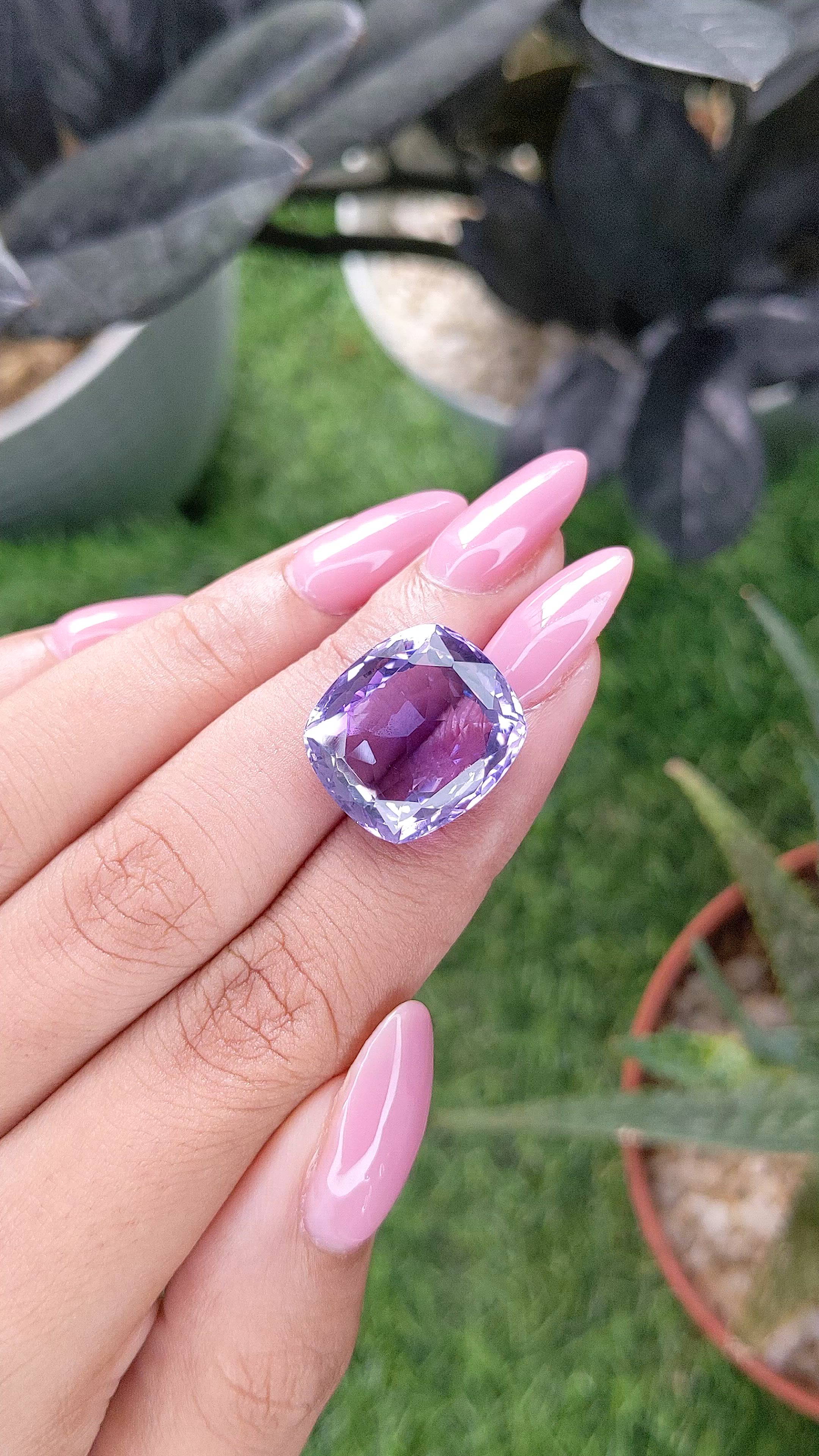 16.44 Ct. Purple Amethyst Size Video
