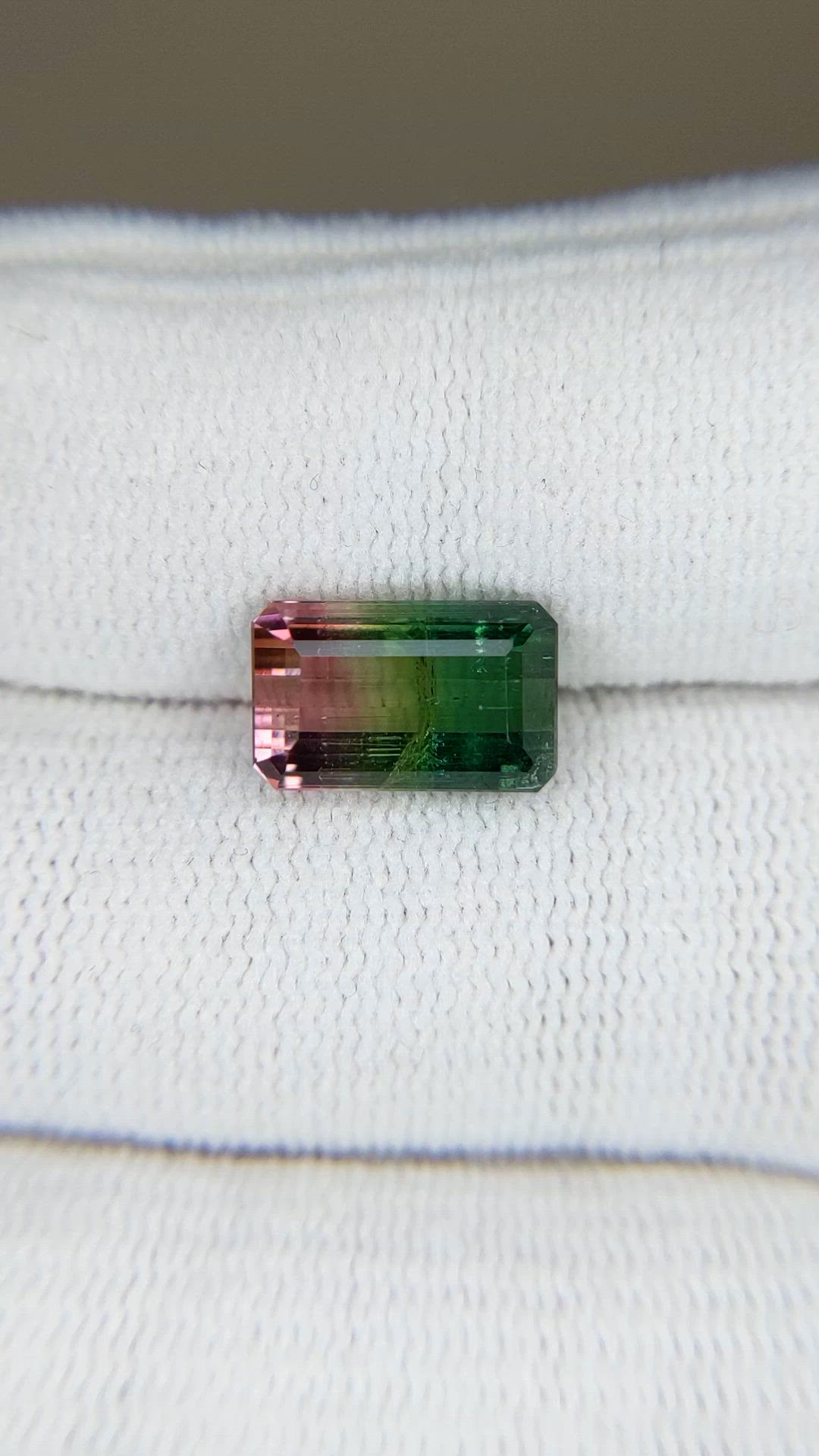 3.65 Ct. Watermelon Tourmaline from Mozambique Size Video