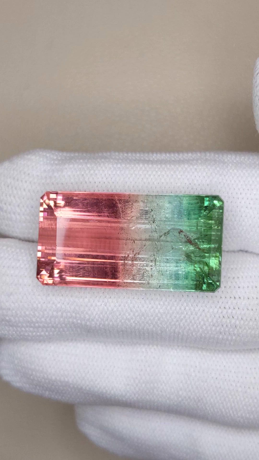 49.43 Ct. Watermelon Tourmaline from Mozambique Size Video