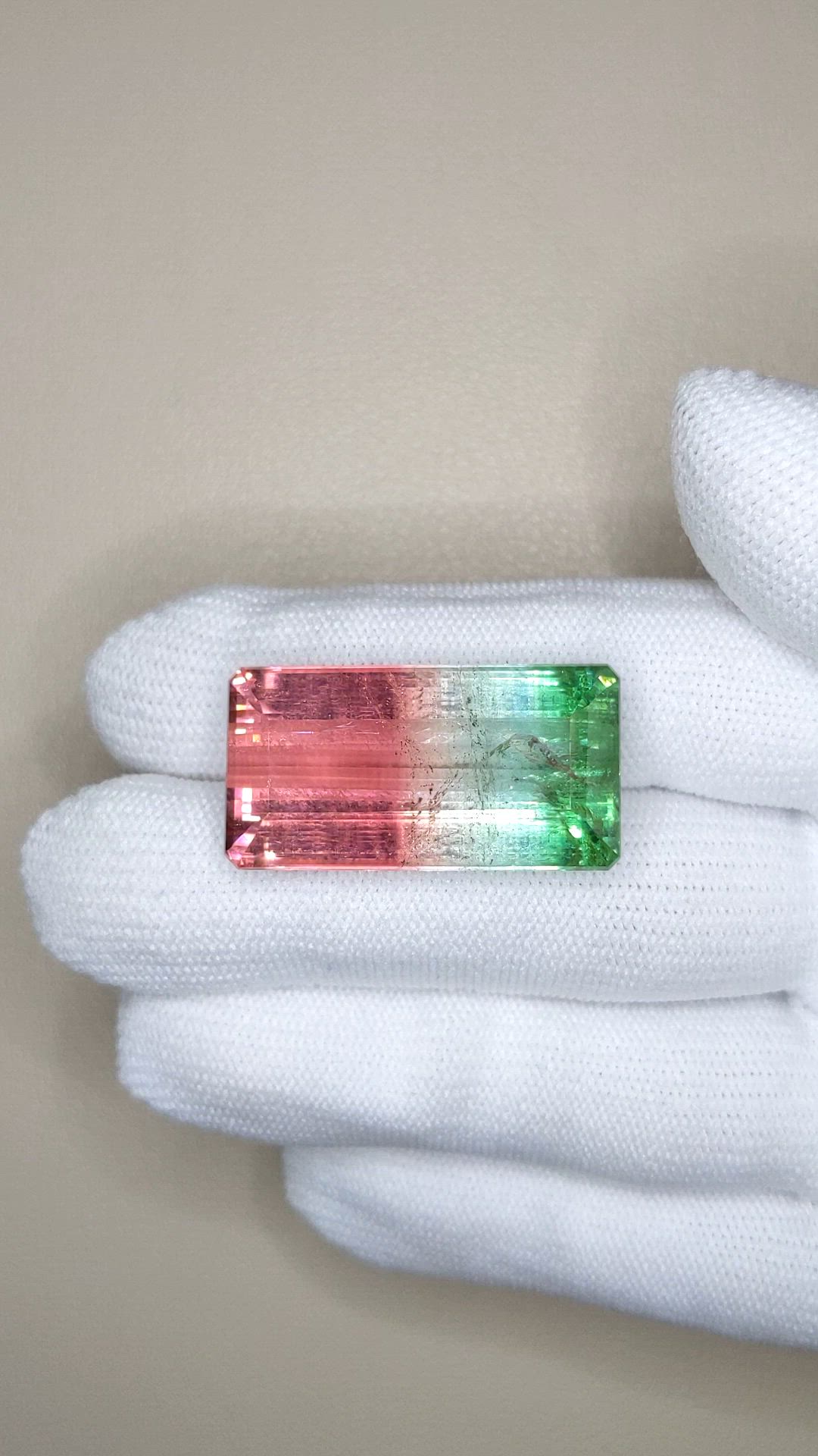 49.43 Ct. Watermelon Tourmaline from Mozambique Size Video