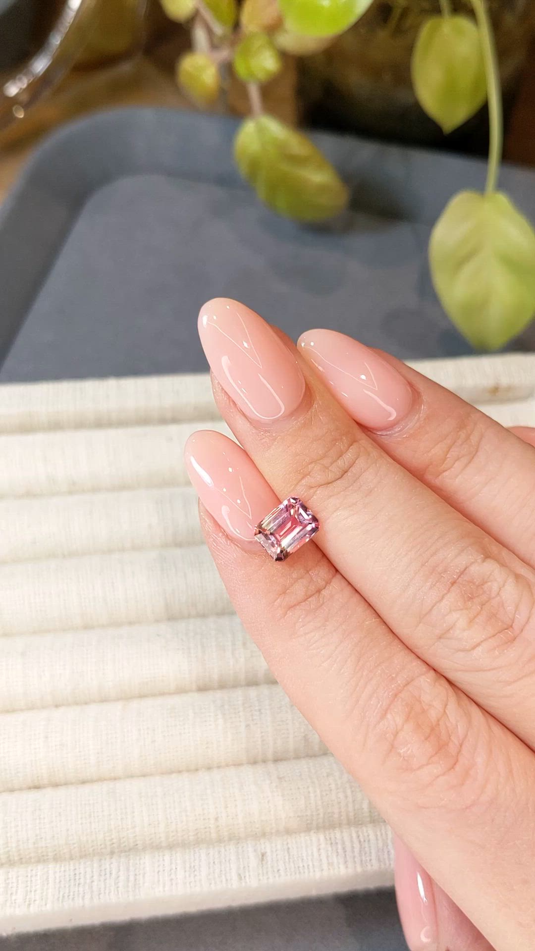 1.56 Ct. Bi Color Tourmaline from Mozambique Size Video
