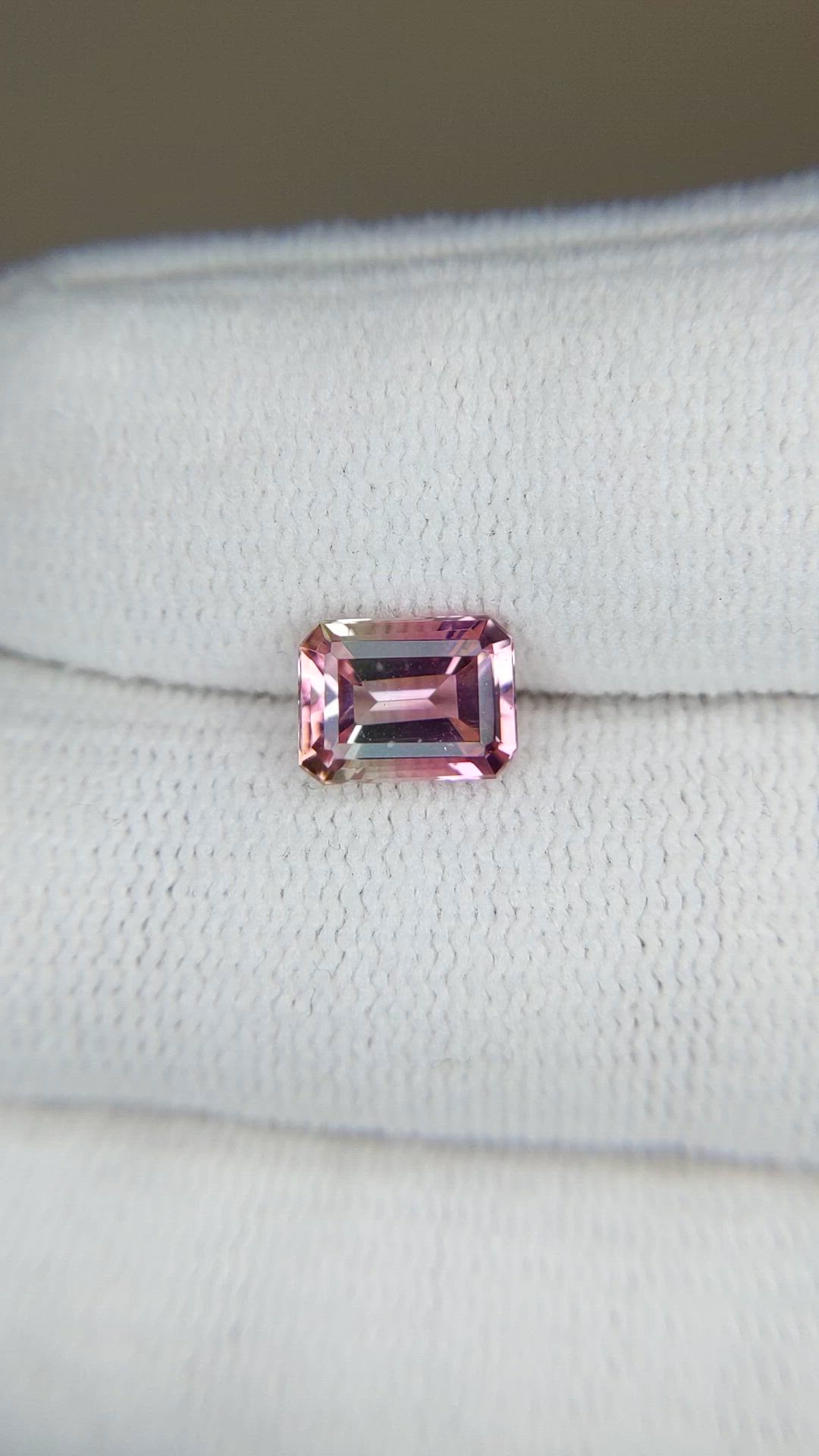 1.56 Ct. Bi Color Tourmaline from Mozambique Size Video