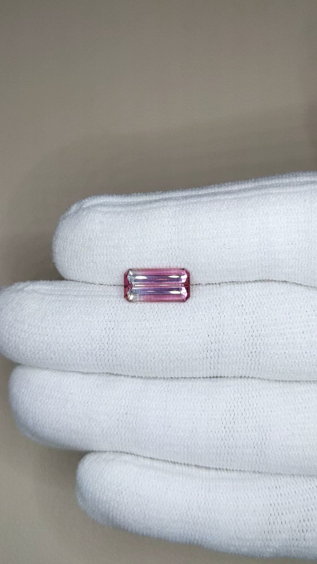 2.48 Ct. Bi Color Tourmaline from Mozambique Size Video
