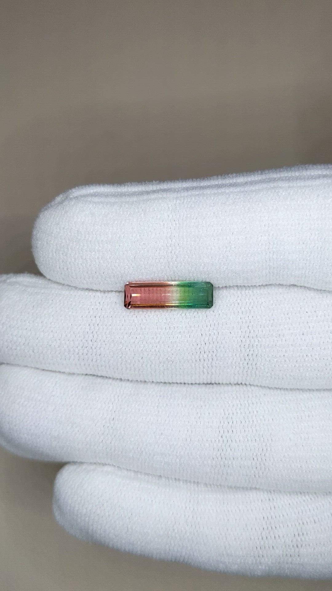 2.09 Ct. Watermelon Tourmaline from Mozambique Size Video