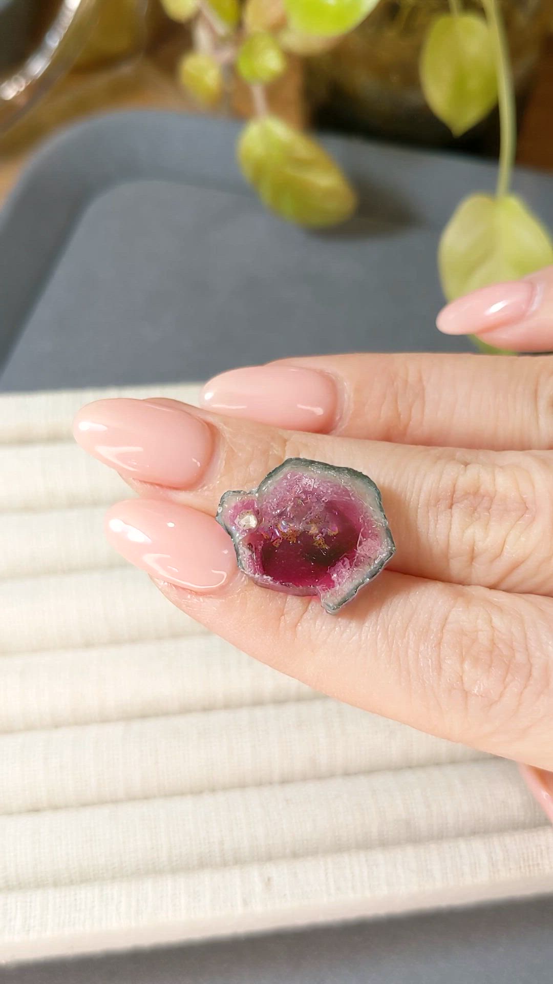 17.38 Ct. Watermelon Tourmaline from Mozambique Size Video