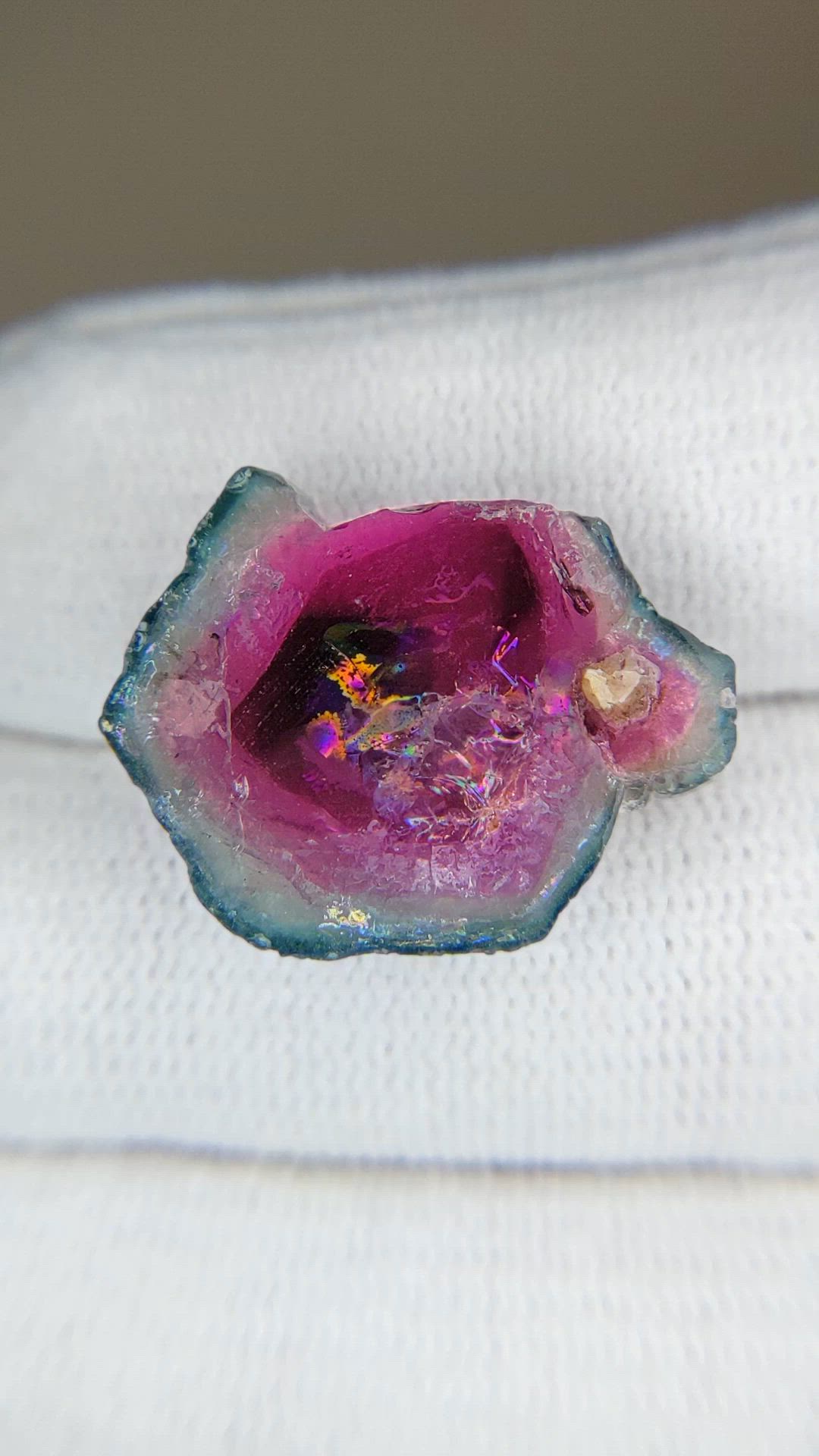 17.38 Ct. Watermelon Tourmaline from Mozambique Size Video