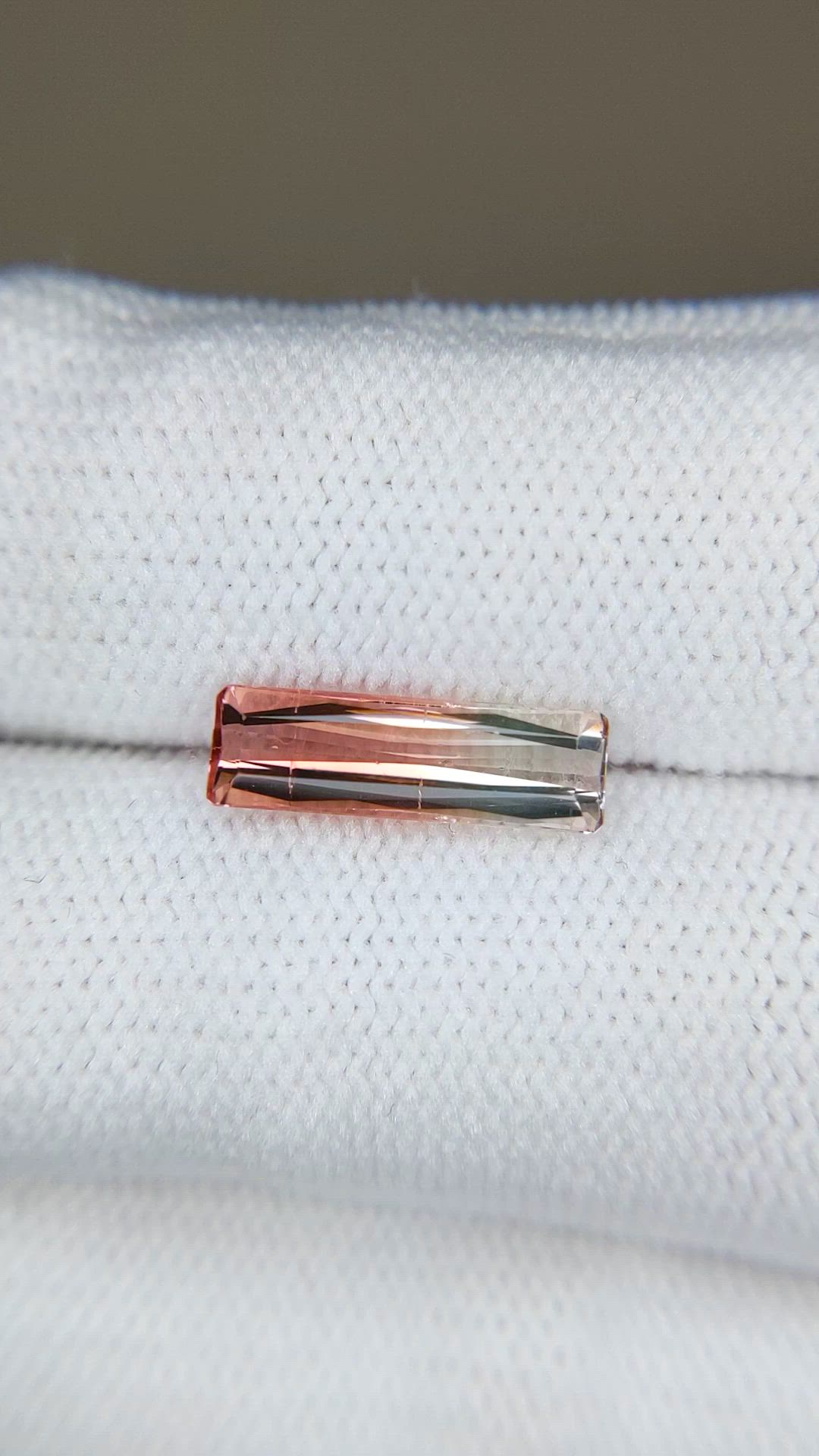 1.70 Ct. Bi Color Tourmaline from Mozambique Size Video
