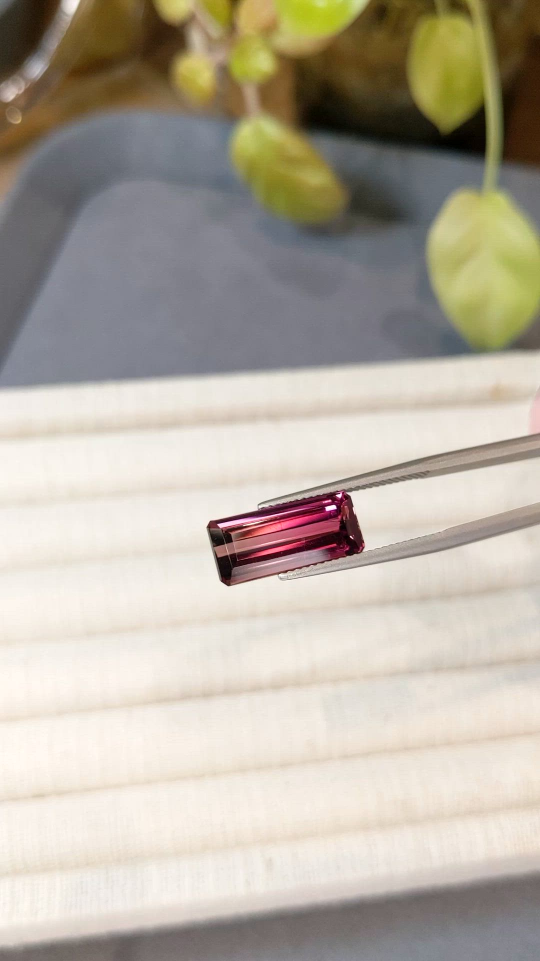 6.54 Ct. Purplish Pink Tourmaline from Mozambique Size Video