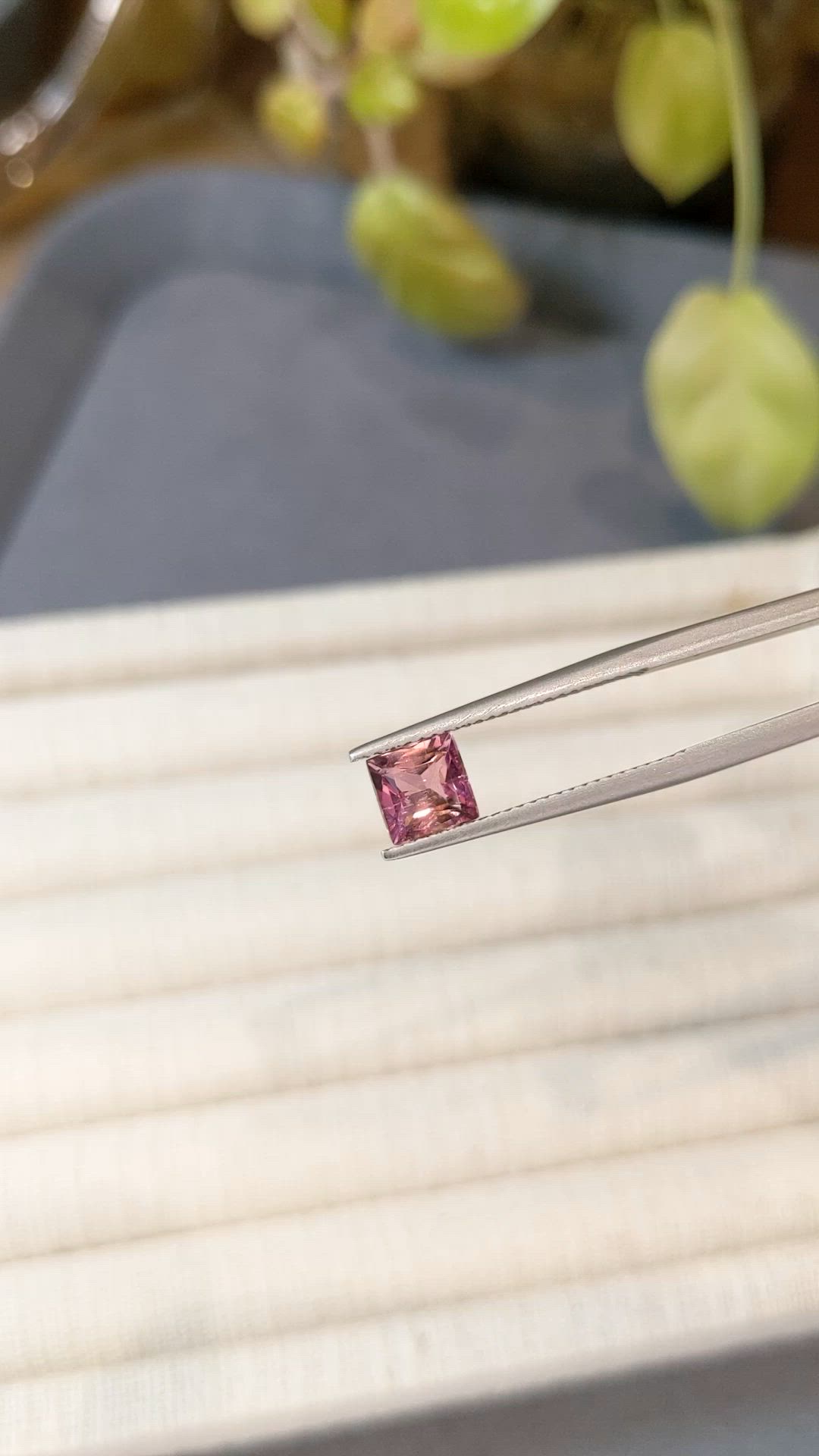 1.07 Ct. Bi Color Tourmaline from Mozambique Size Video
