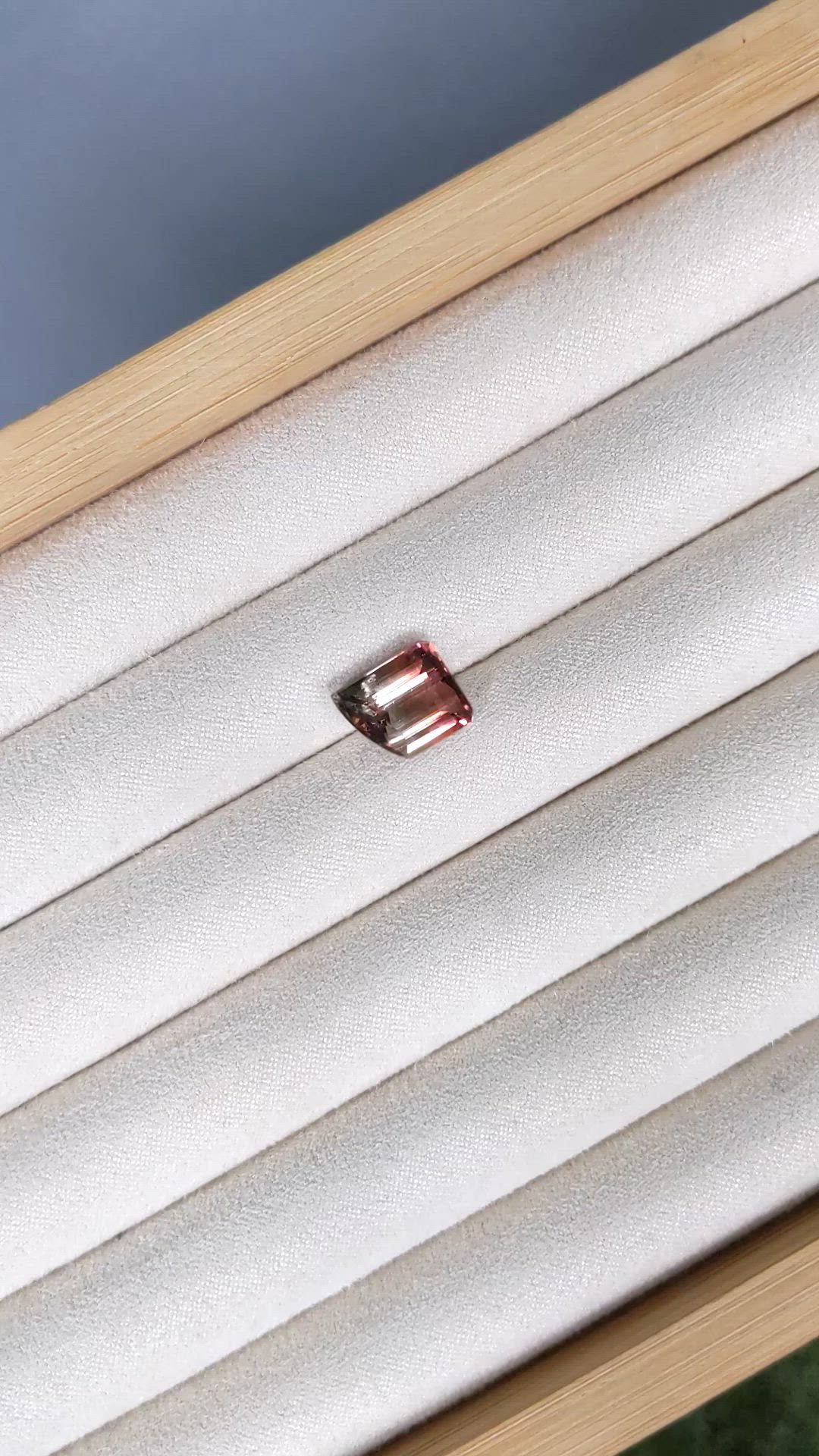 5.17 Ct. Bi Color Tourmaline from Mozambique Size Video