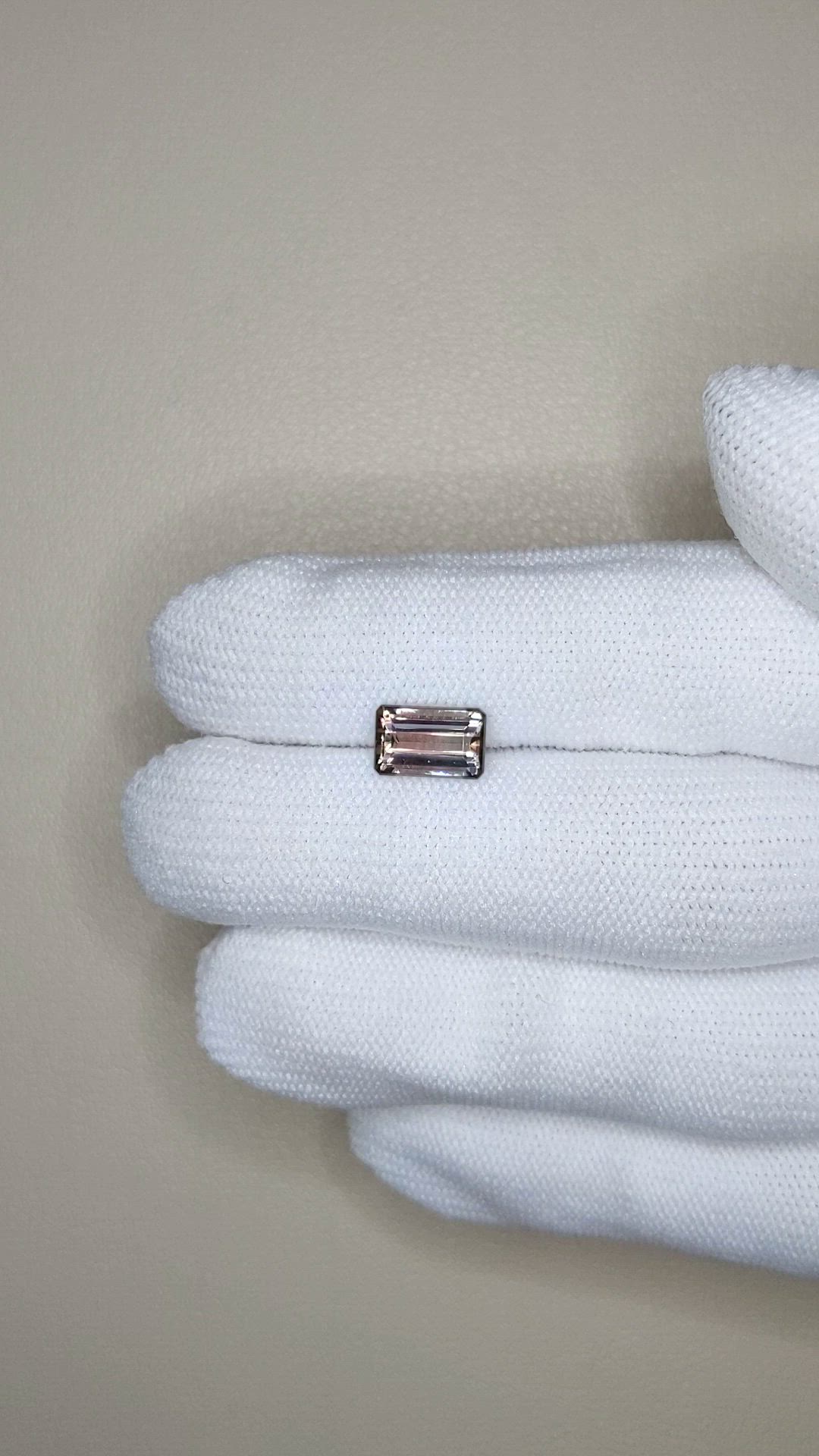 1.78 Ct. Bi Color Tourmaline from Mozambique Size Video