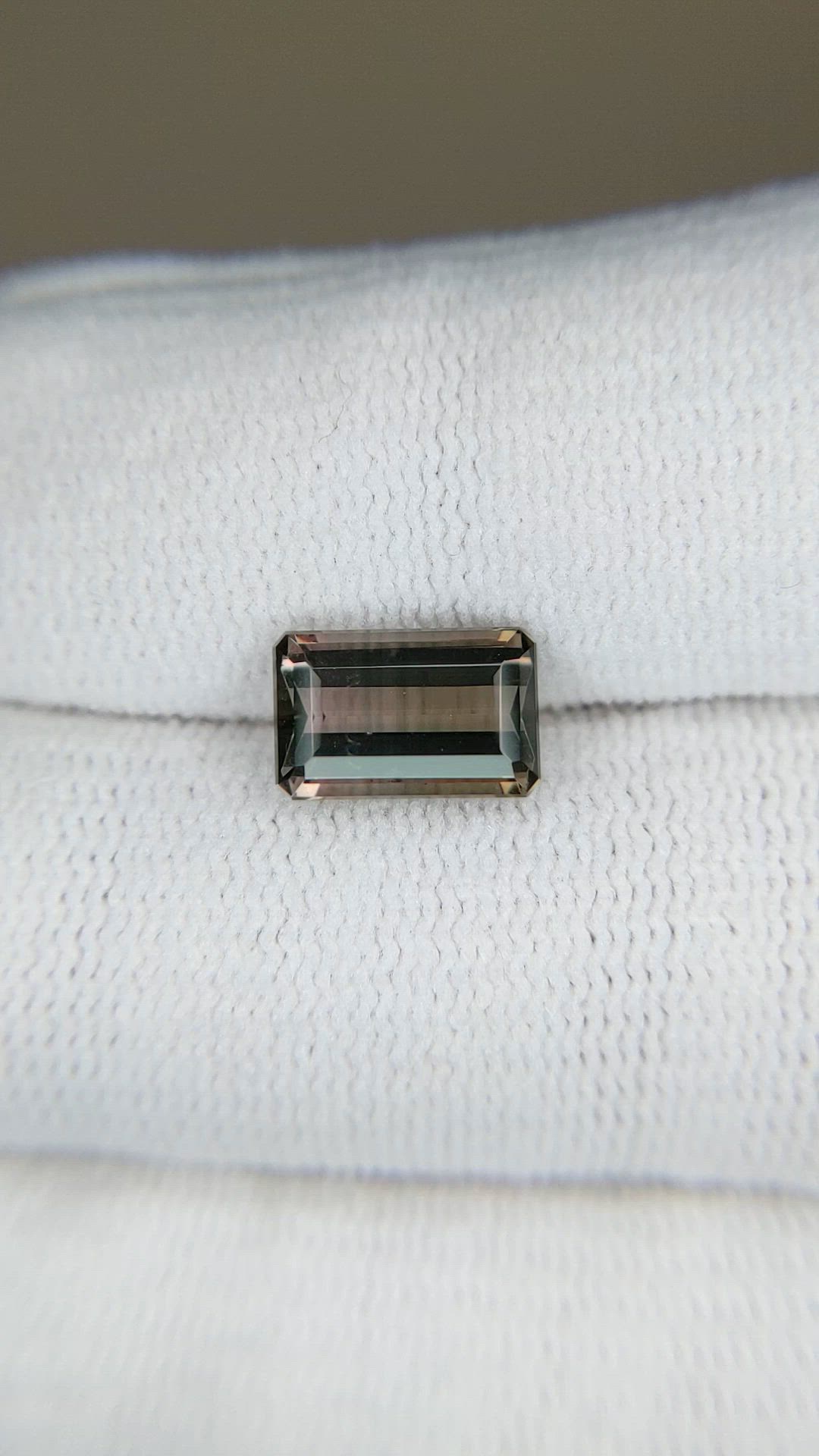 2.32 Ct. Bi Color Tourmaline from Mozambique Size Video