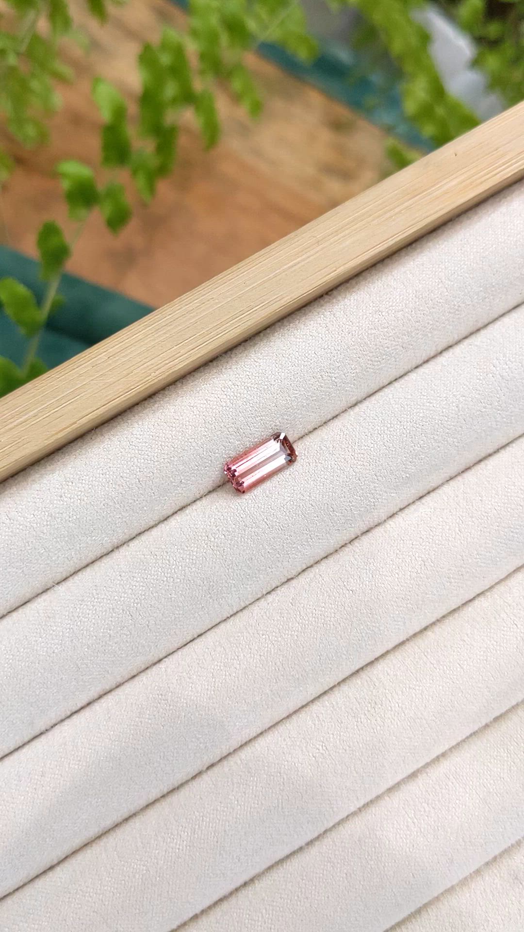 1.59 Ct. Pink Tourmaline from Mozambique Size Video