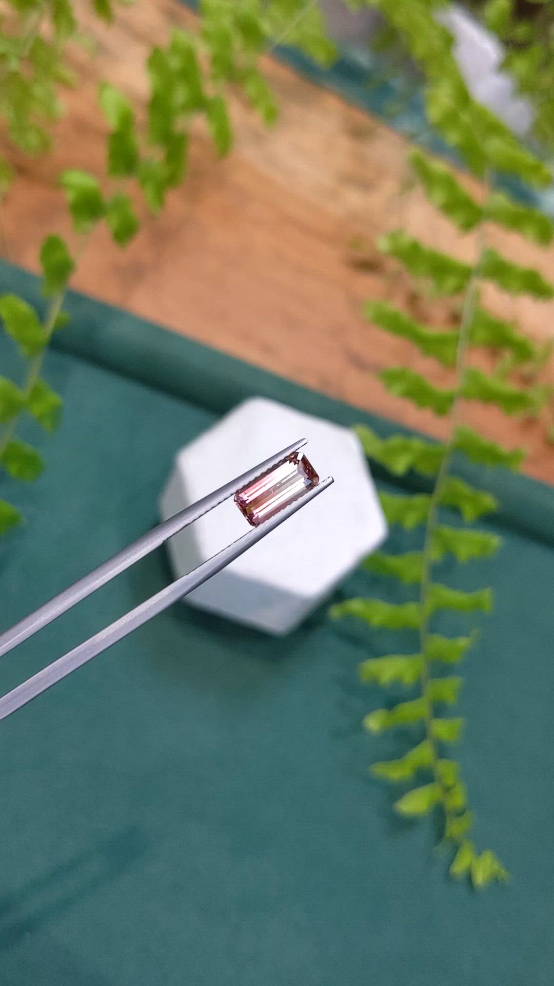 1.59 Ct. Pink Tourmaline from Mozambique Size Video