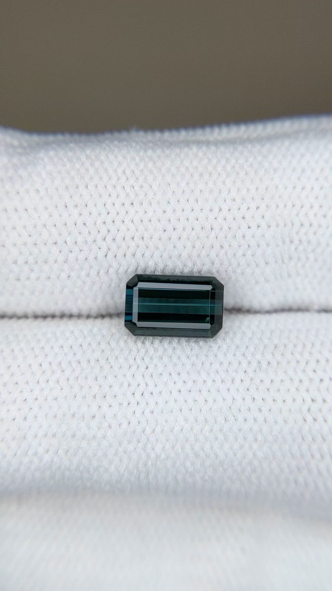 1.49 Ct. Bluish Green Tourmaline from Mozambique Size Video