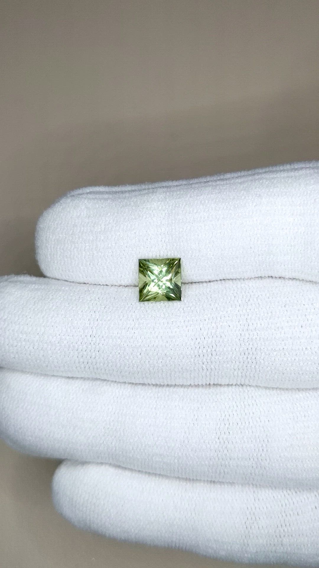1.80 Ct. Green Tourmaline from Mozambique Size Video